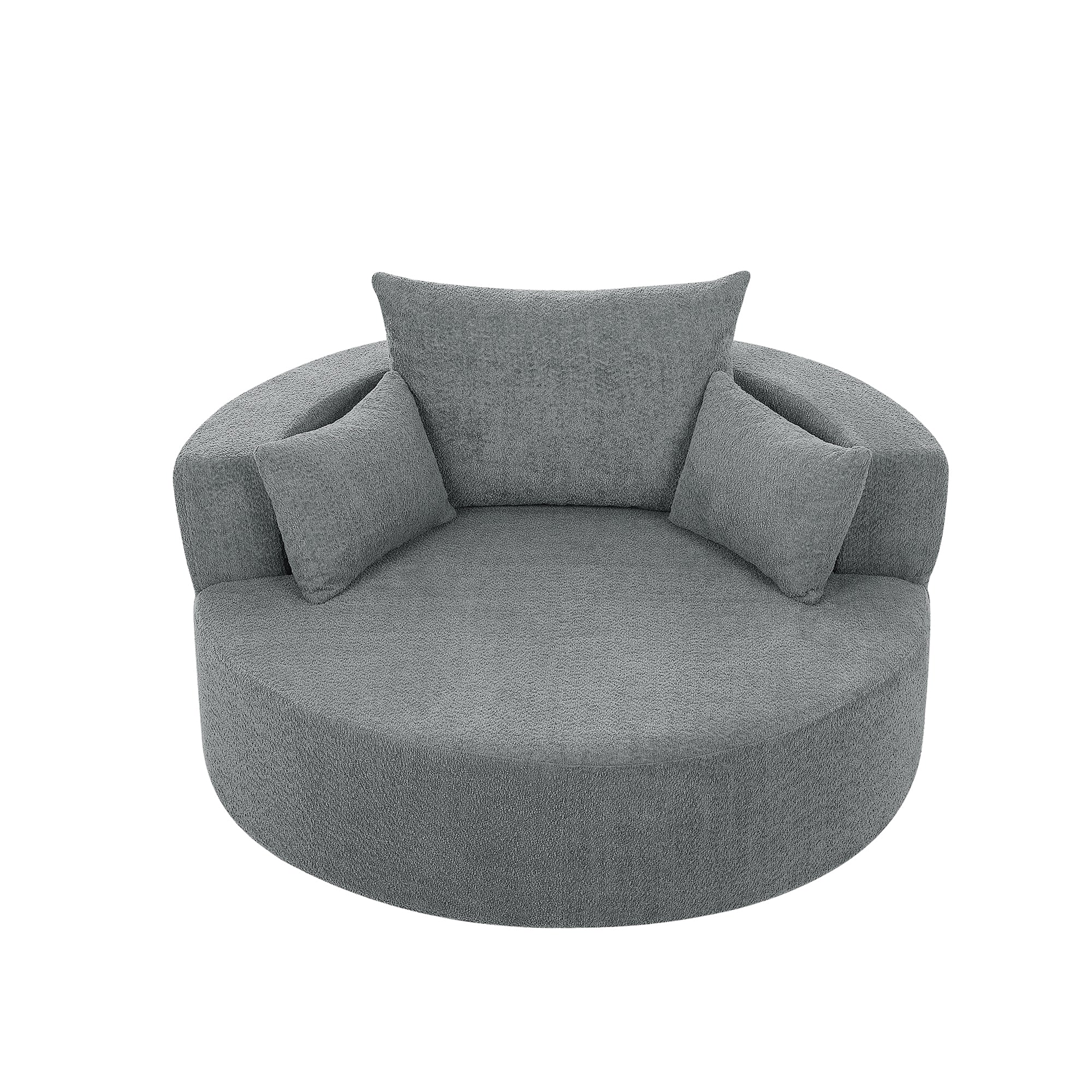 Crossley Oversized Swivel Barrel Accent Chair - Image 36