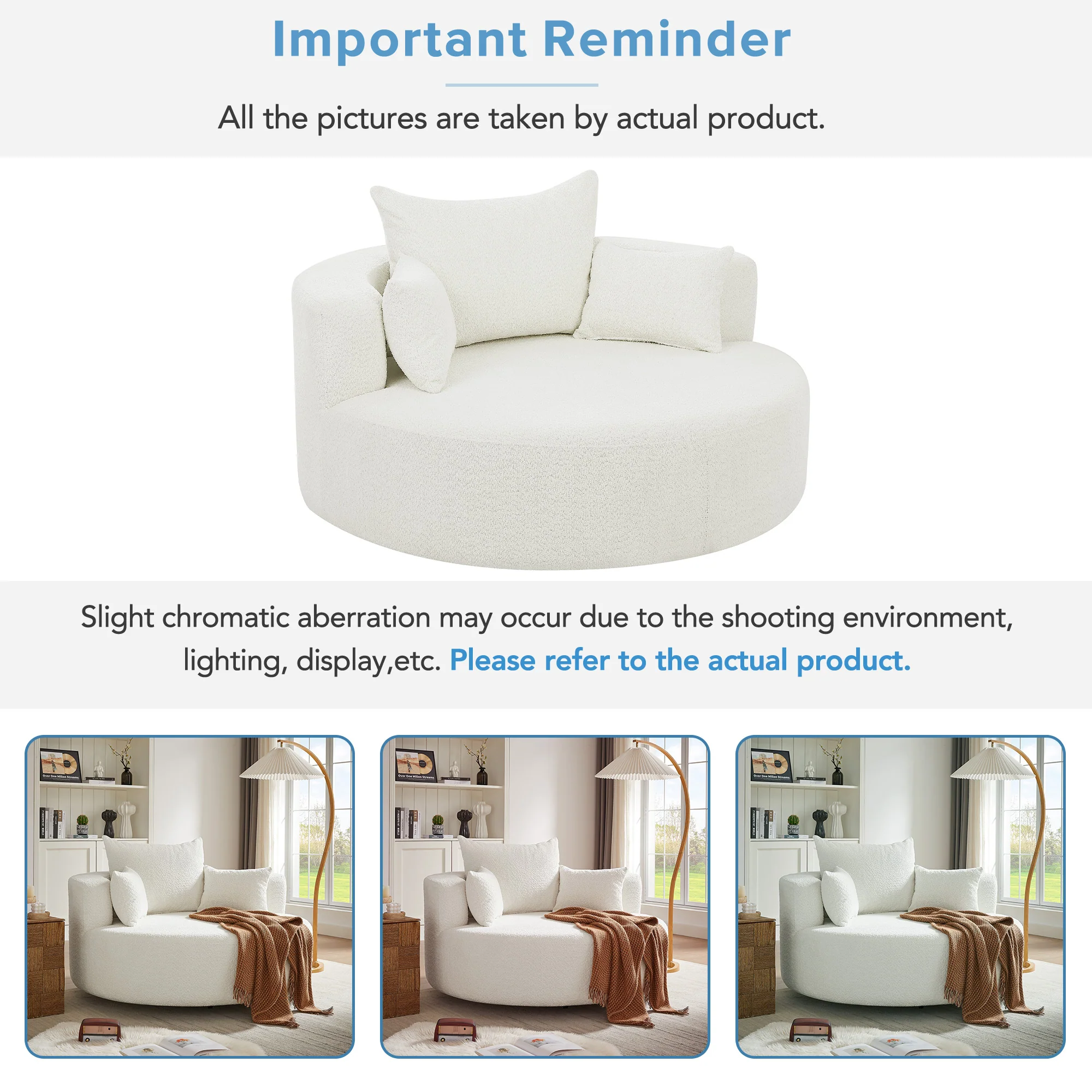 Crossley Oversized Swivel Barrel Accent Chair - Image 7