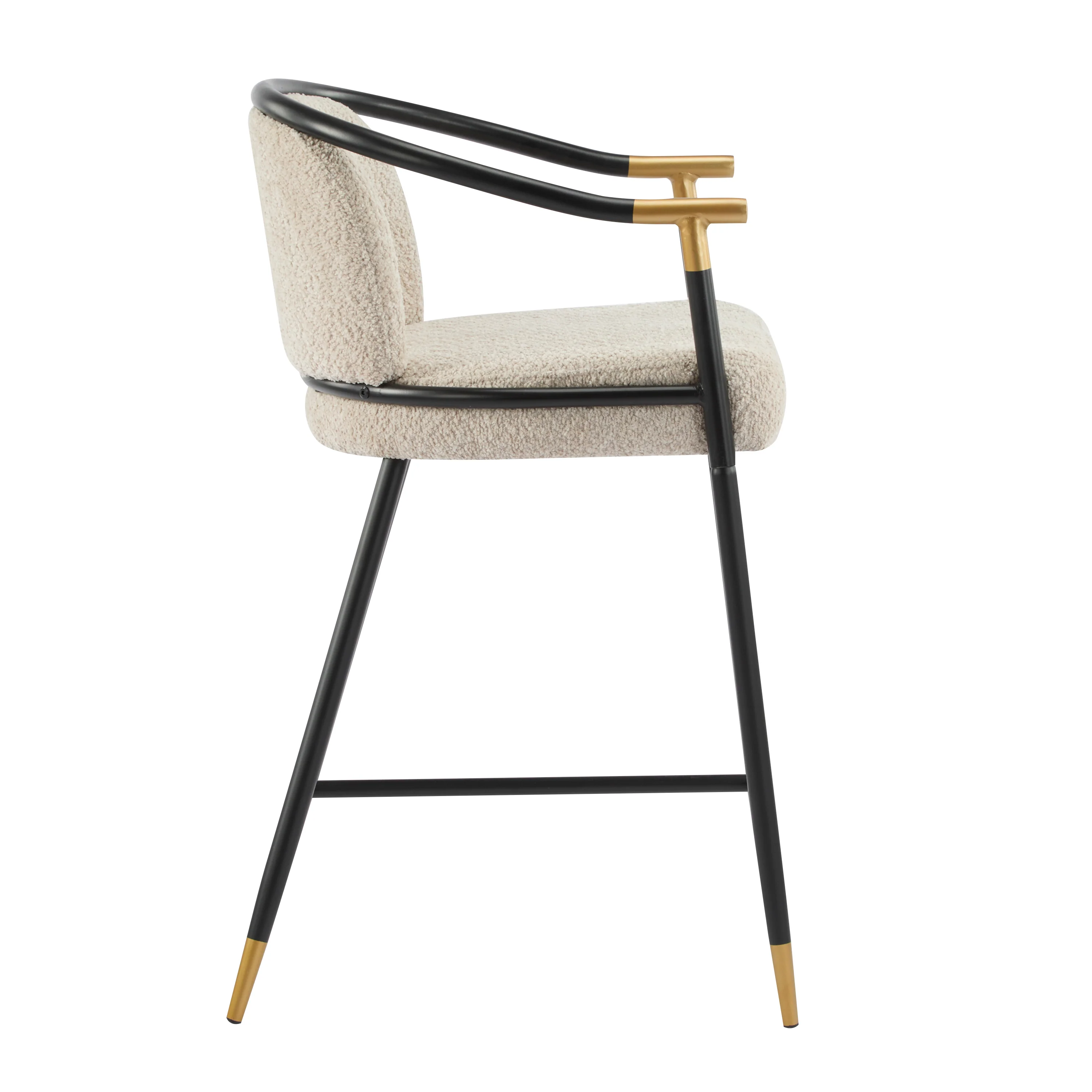 Hawthorn Upholstered Counter Stool with Metal Frame, Set of 2 - Image 7
