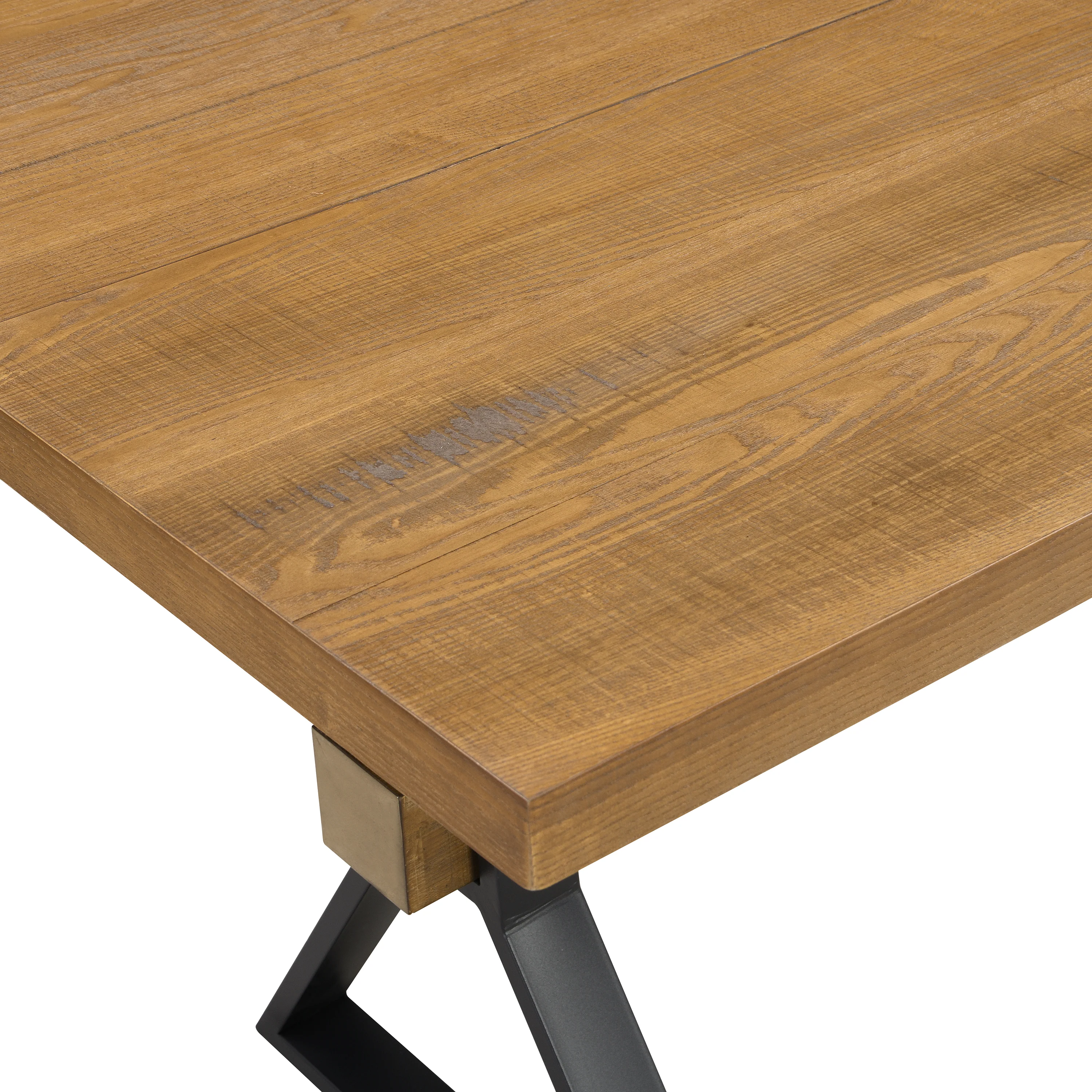 Hartsdale Farmhouse X-Shaped Dining Table - Image 15