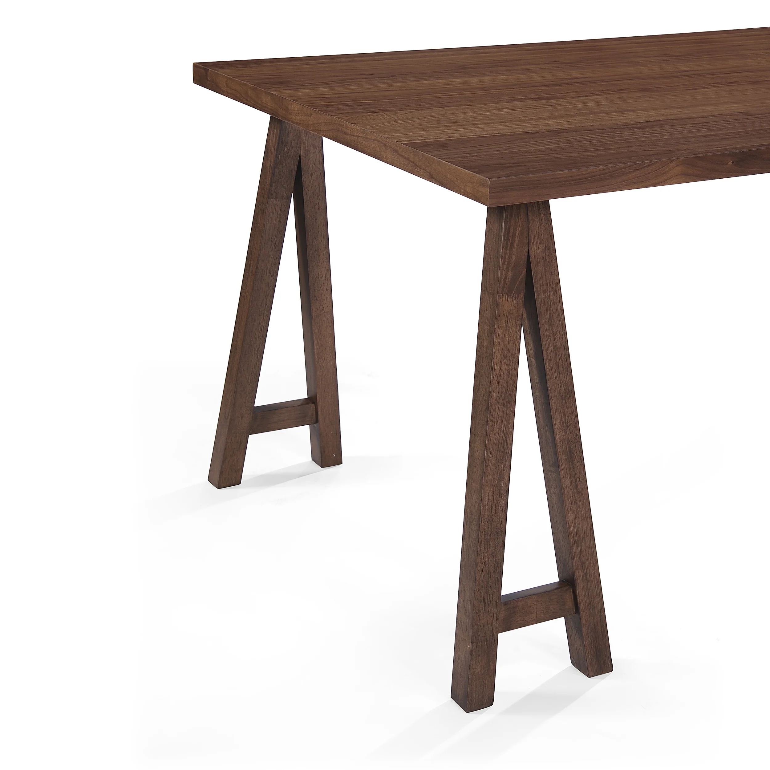 Solid Wood Sawhorse Dining Table - Image 34
