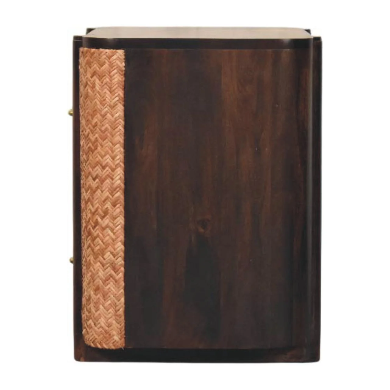 Solid Wood Havana Canefront Nightstand - Image 4