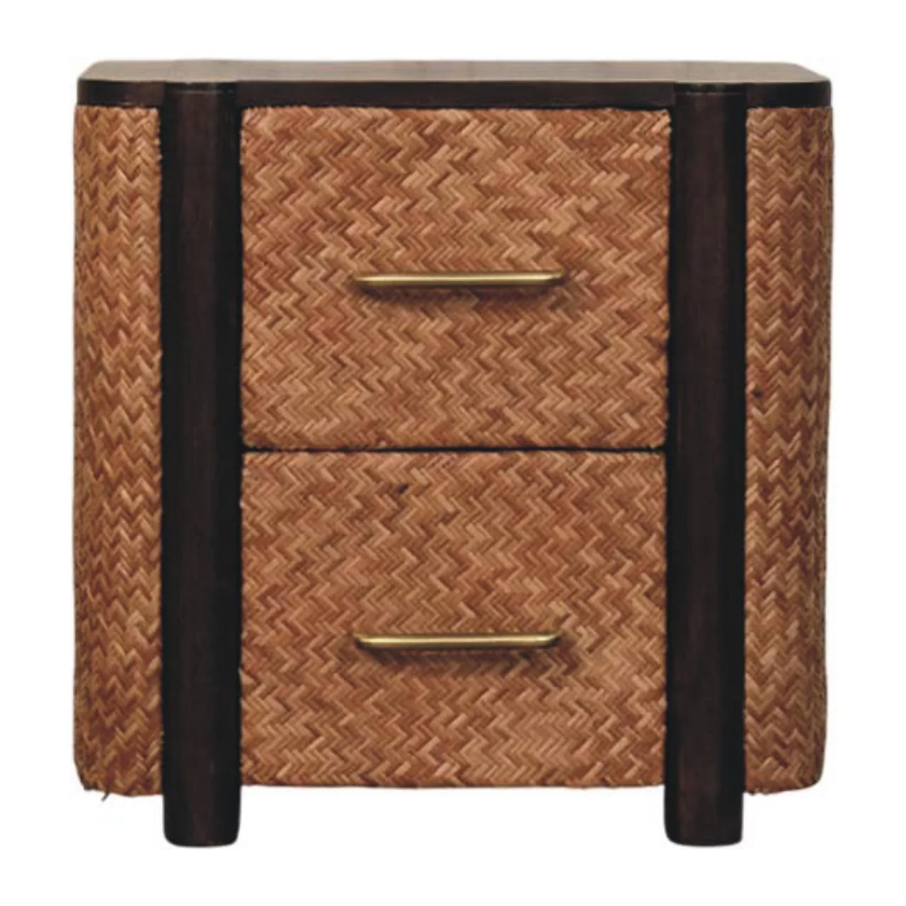 Solid Wood Havana Canefront Nightstand - Image 7
