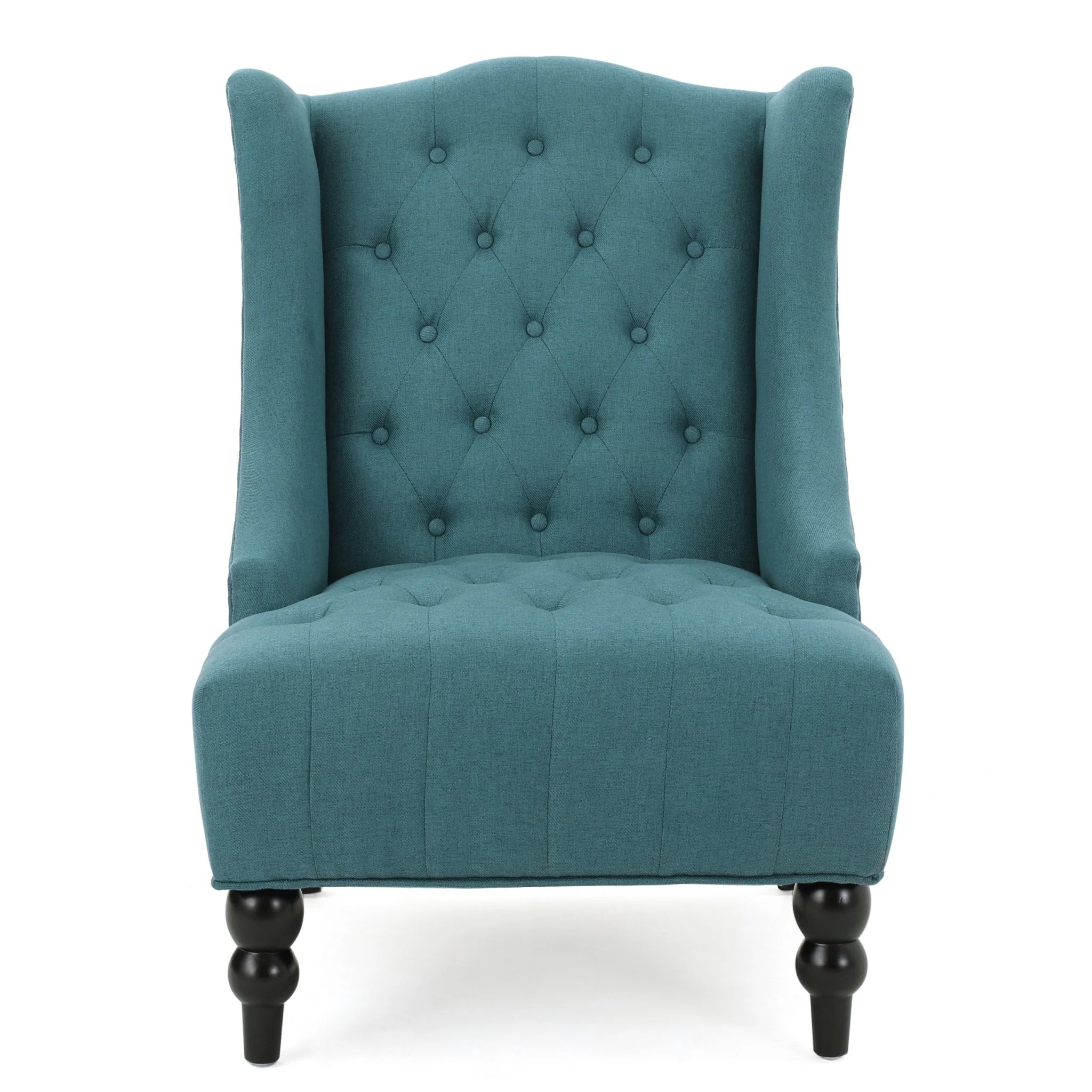 Dawned Upholstered Accent Chair with Button Tufting and Wing Back - Image 13