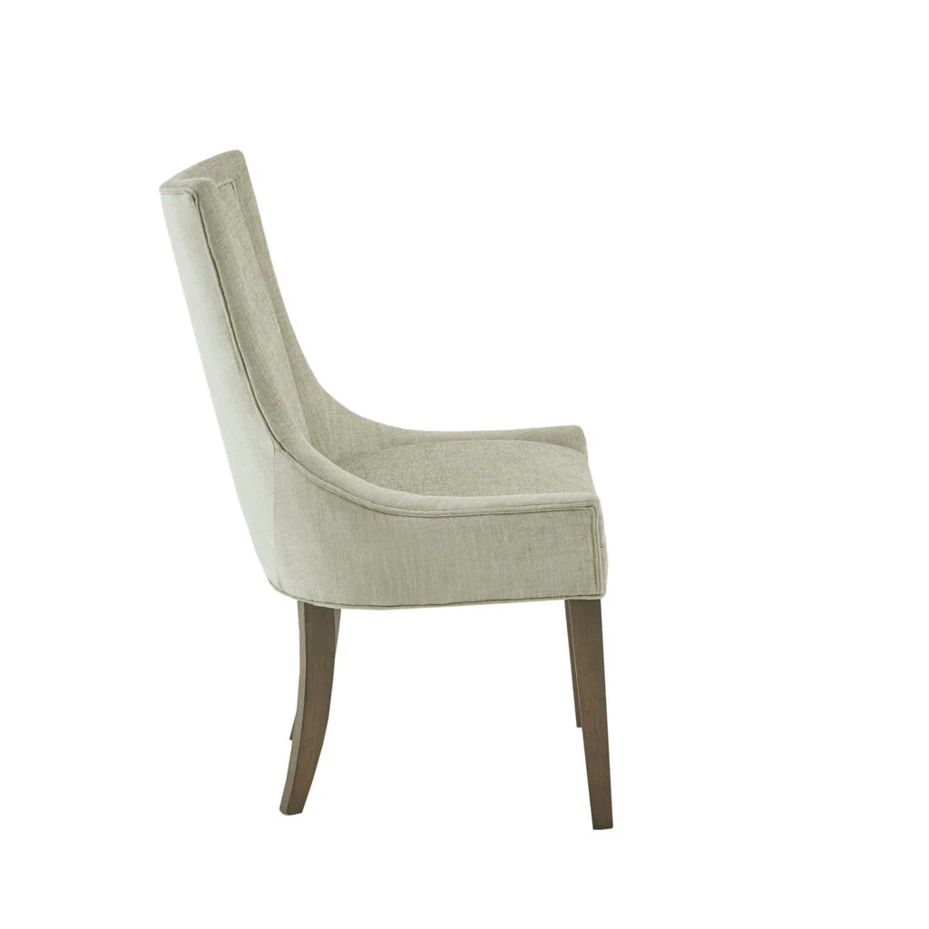 Dining Chair with High Back and Solid Wood Legs, Set of 2 - Image 4