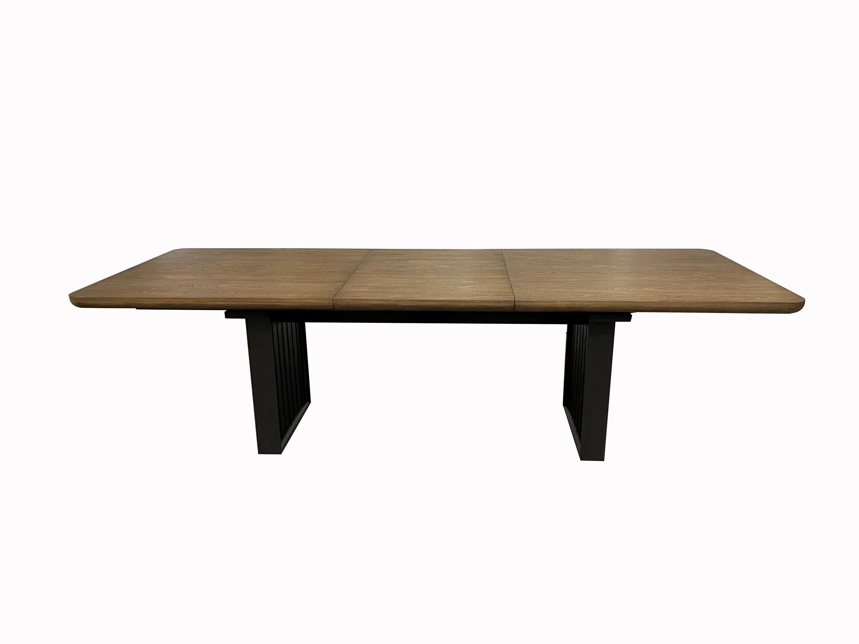 Double Pedestal Table In Latte Finish - Image 4