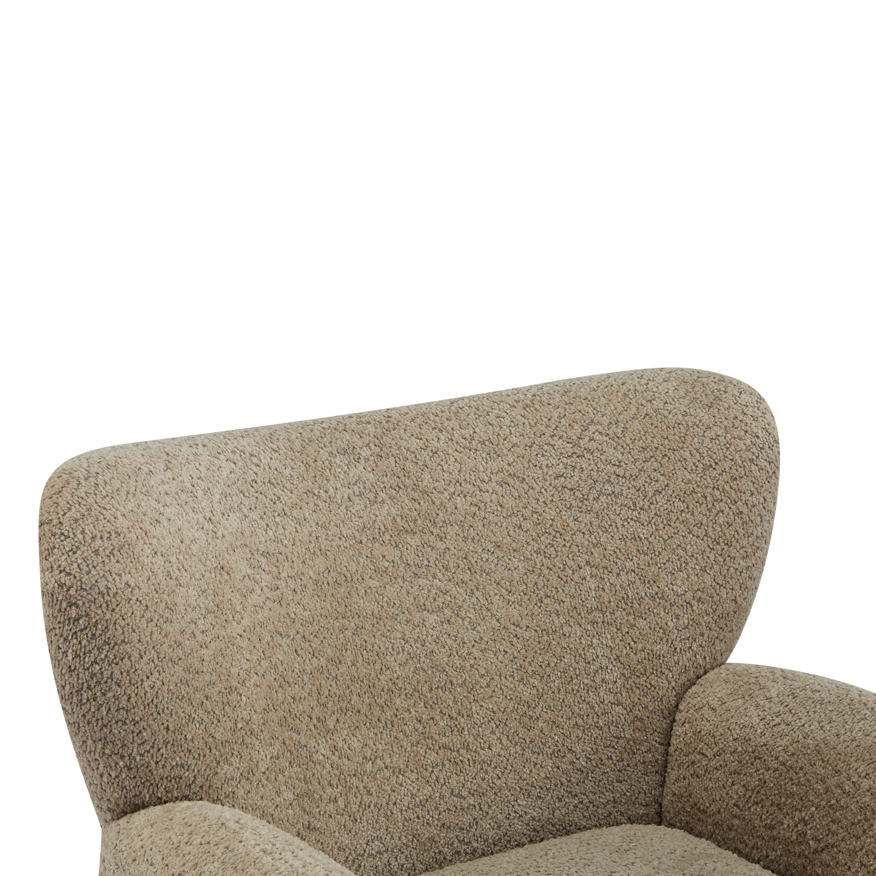 Cozy Wingback Accent Chair with Round Wood Feet - Image 21