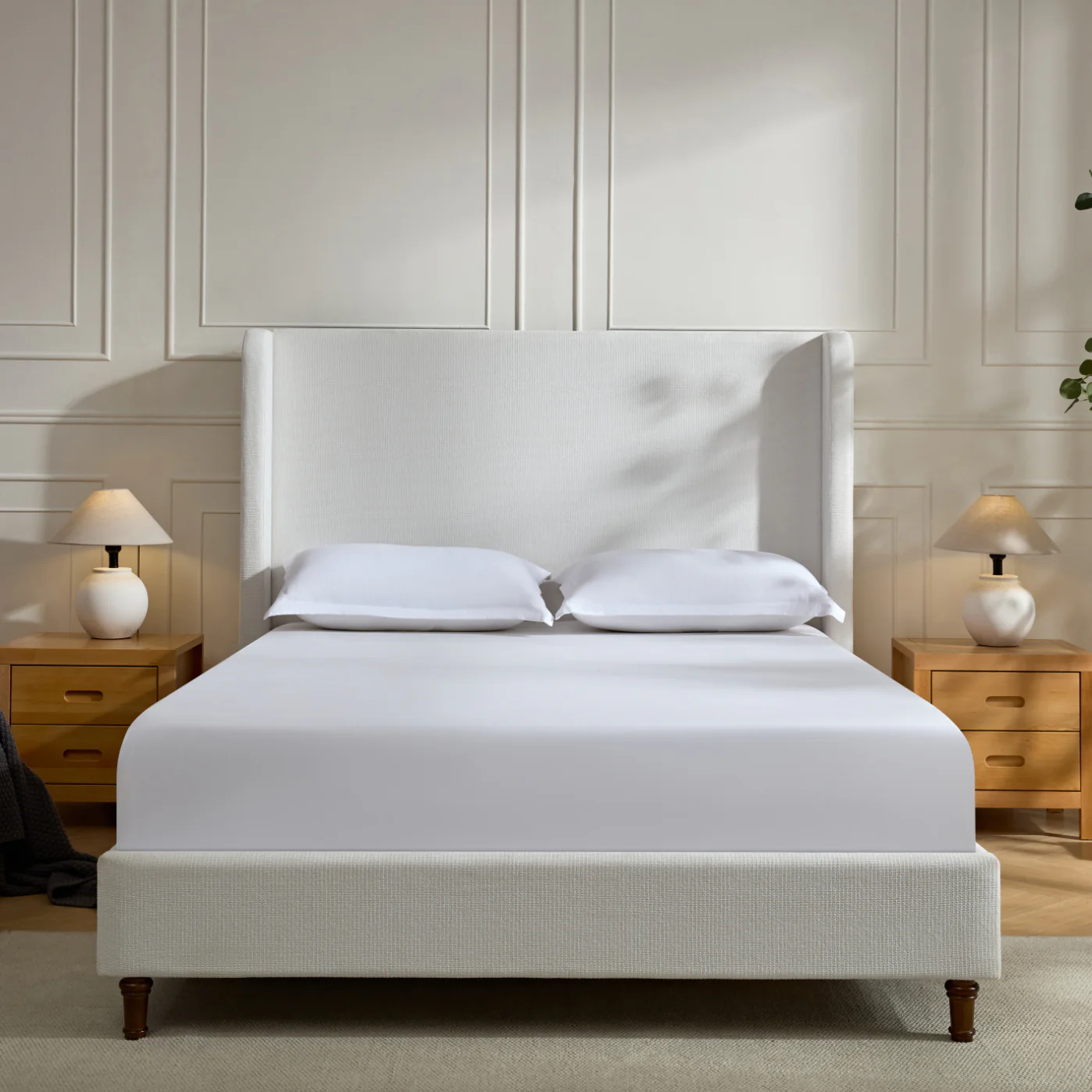 Harper Tall Headboard Upholstered Bed - Image 18