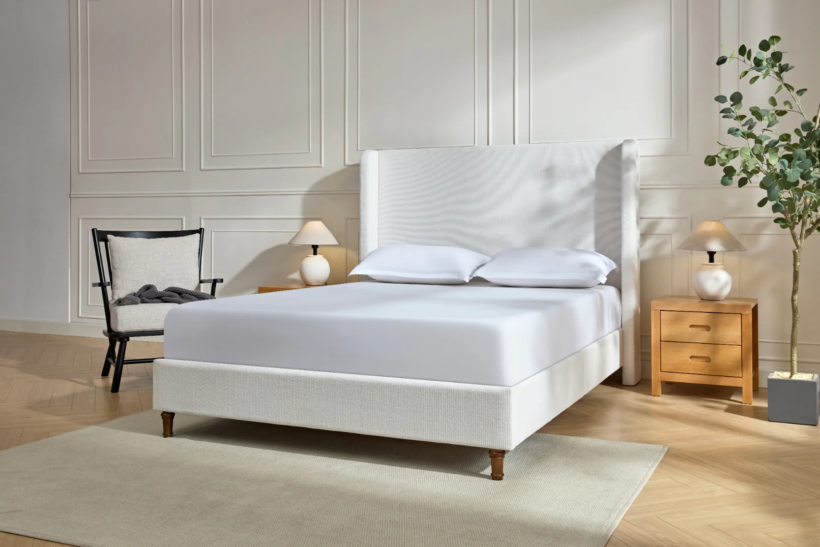 Harper Tall Headboard Upholstered Bed - Image 26