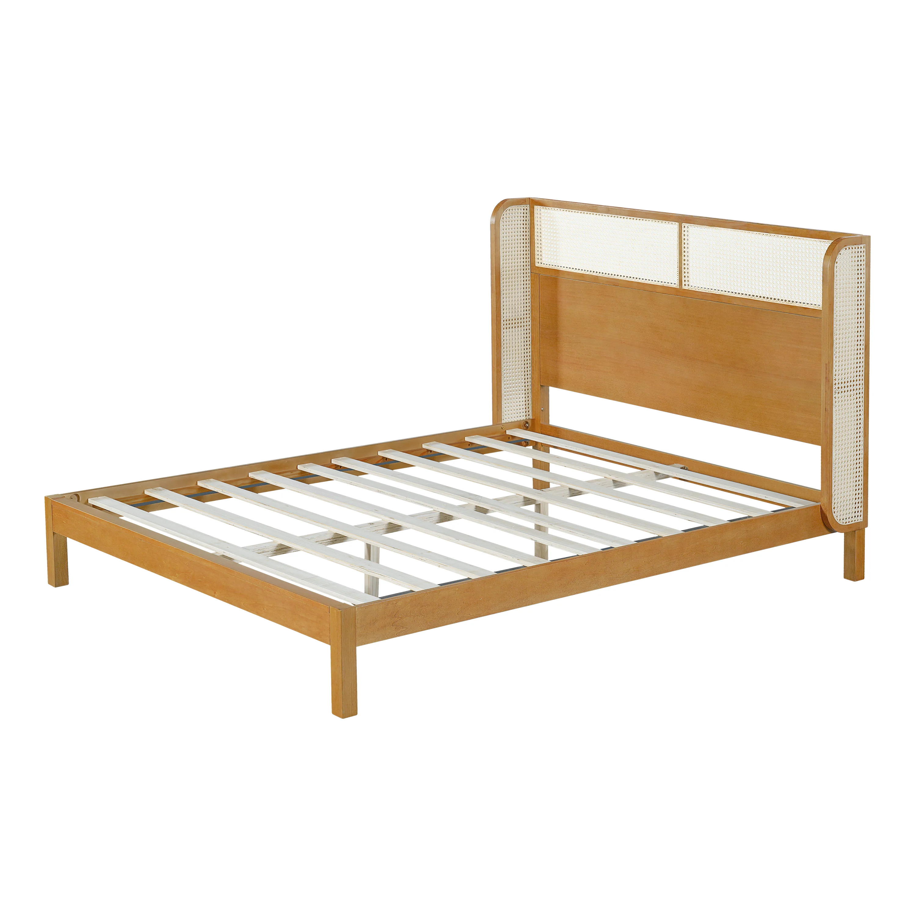 Premium Rubber Wood Platform Bed Frame - Image 18