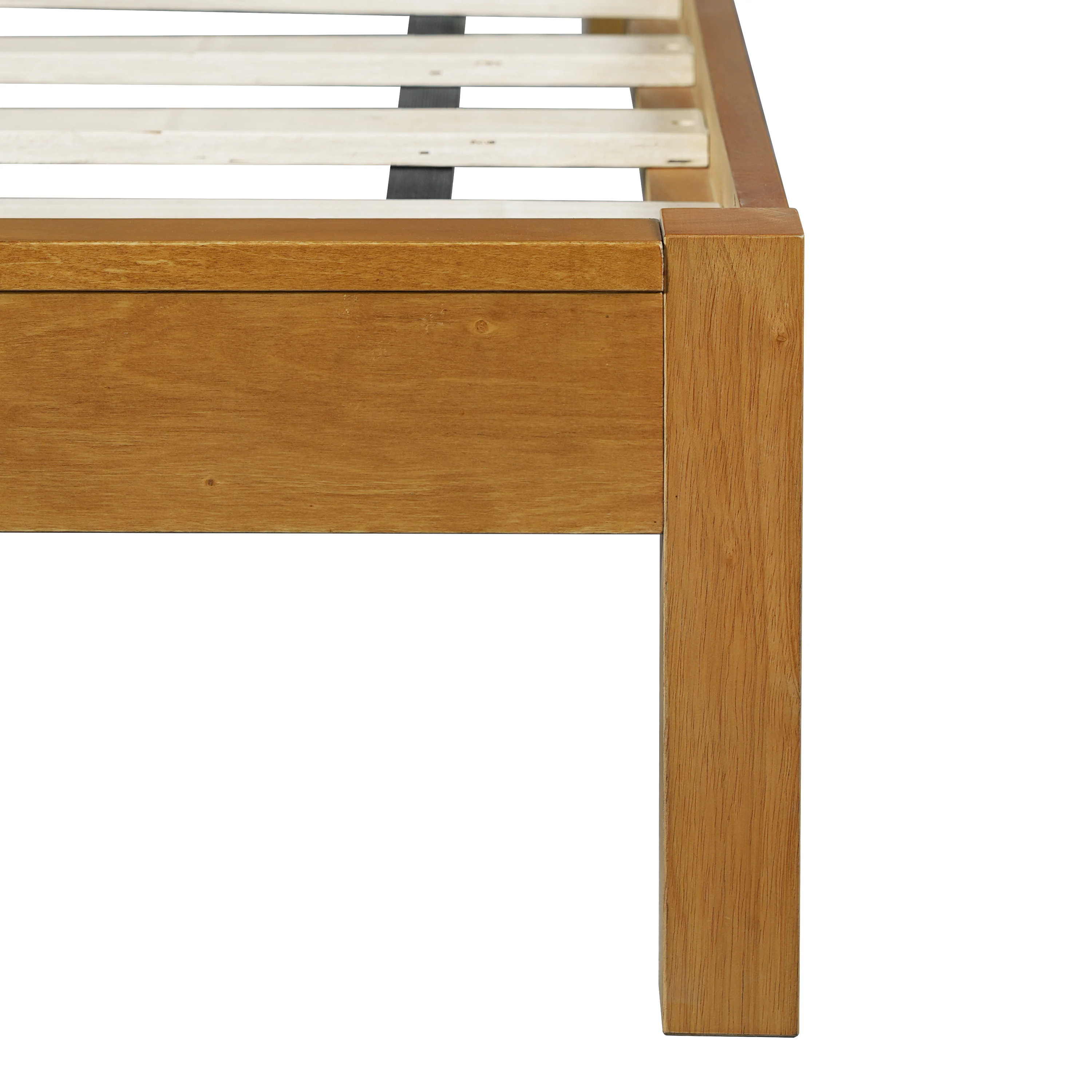 Premium Rubber Wood Platform Bed Frame - Image 38