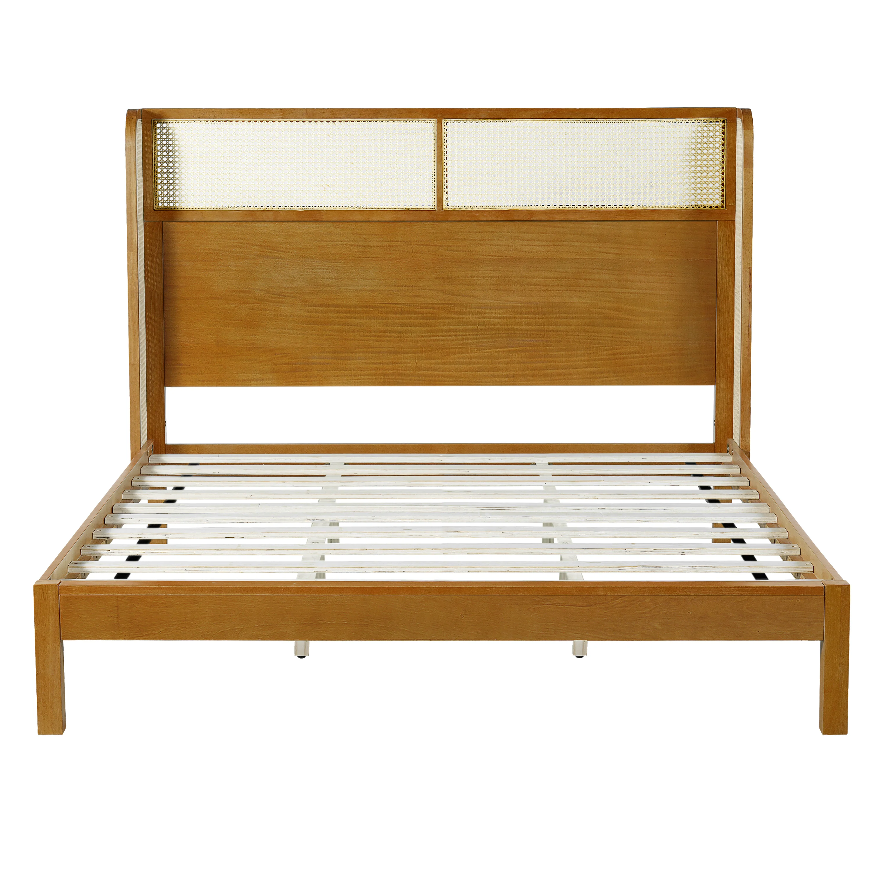 Premium Rubber Wood Platform Bed Frame - Image 6