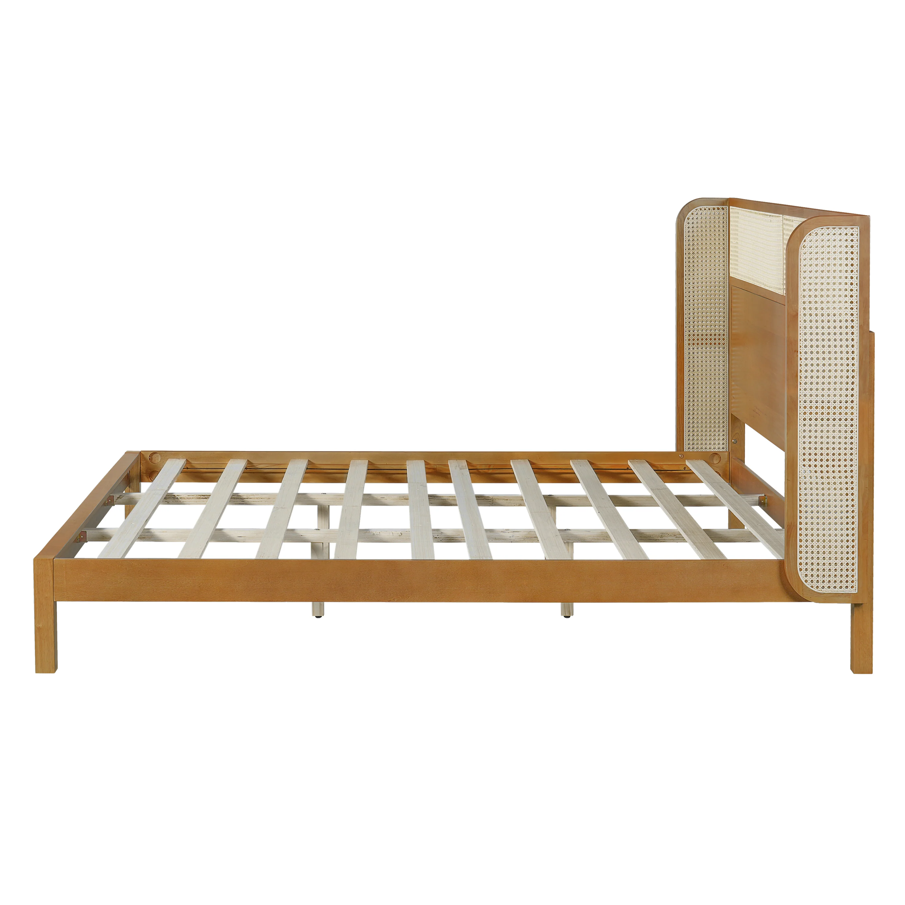Premium Rubber Wood Platform Bed Frame - Image 8