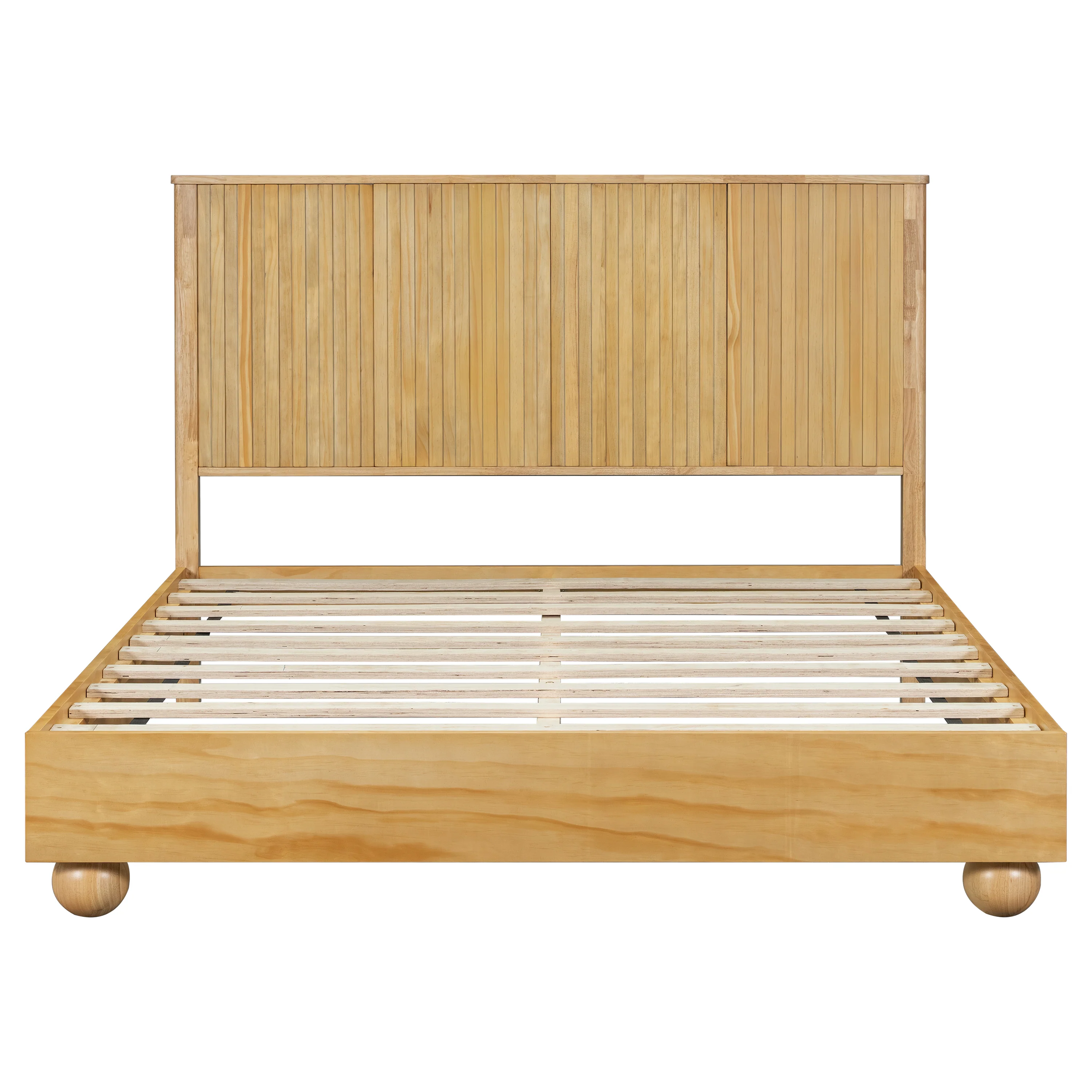 Bed Frame With Reeded Headboard - Image 21