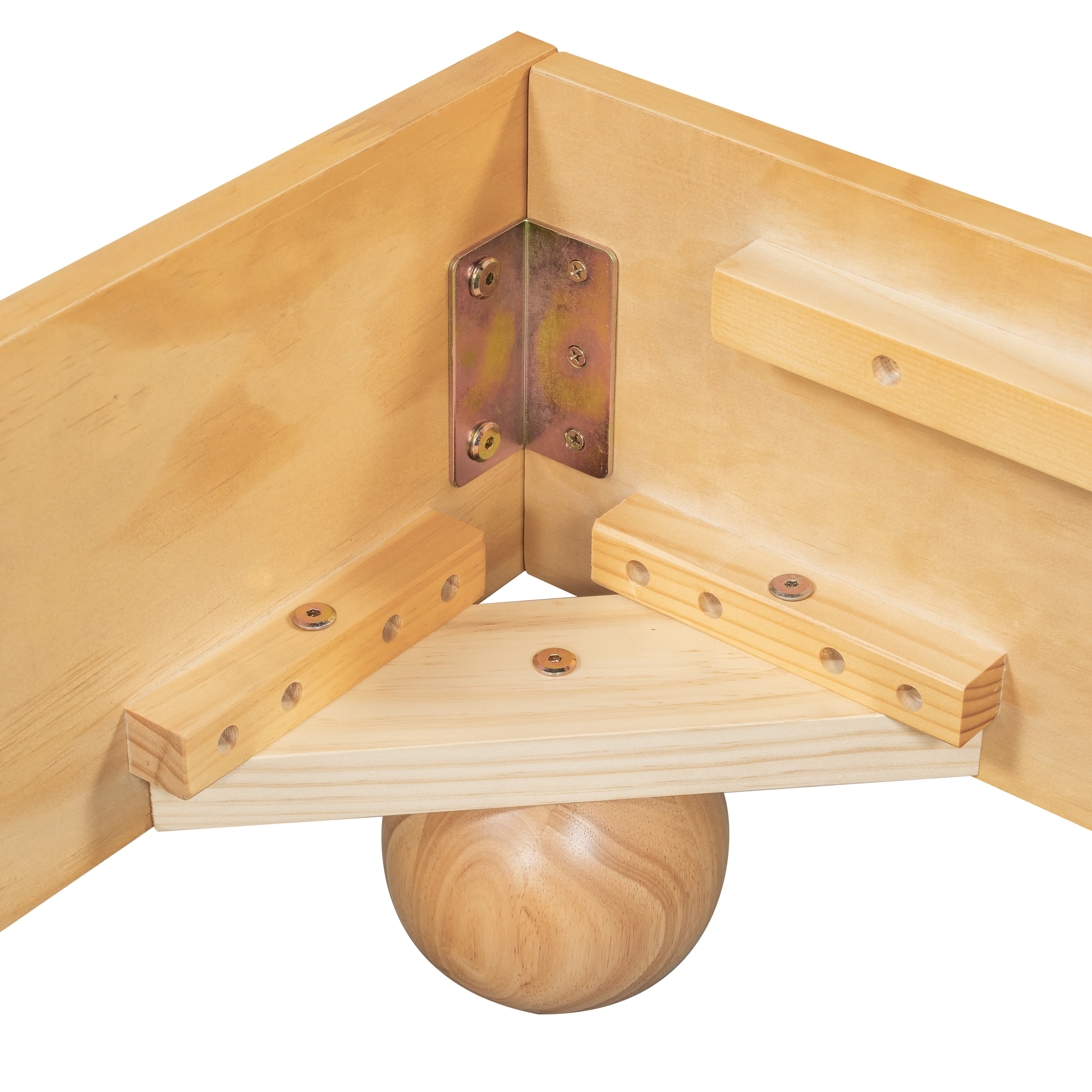 Bed Frame With Reeded Headboard - Image 28