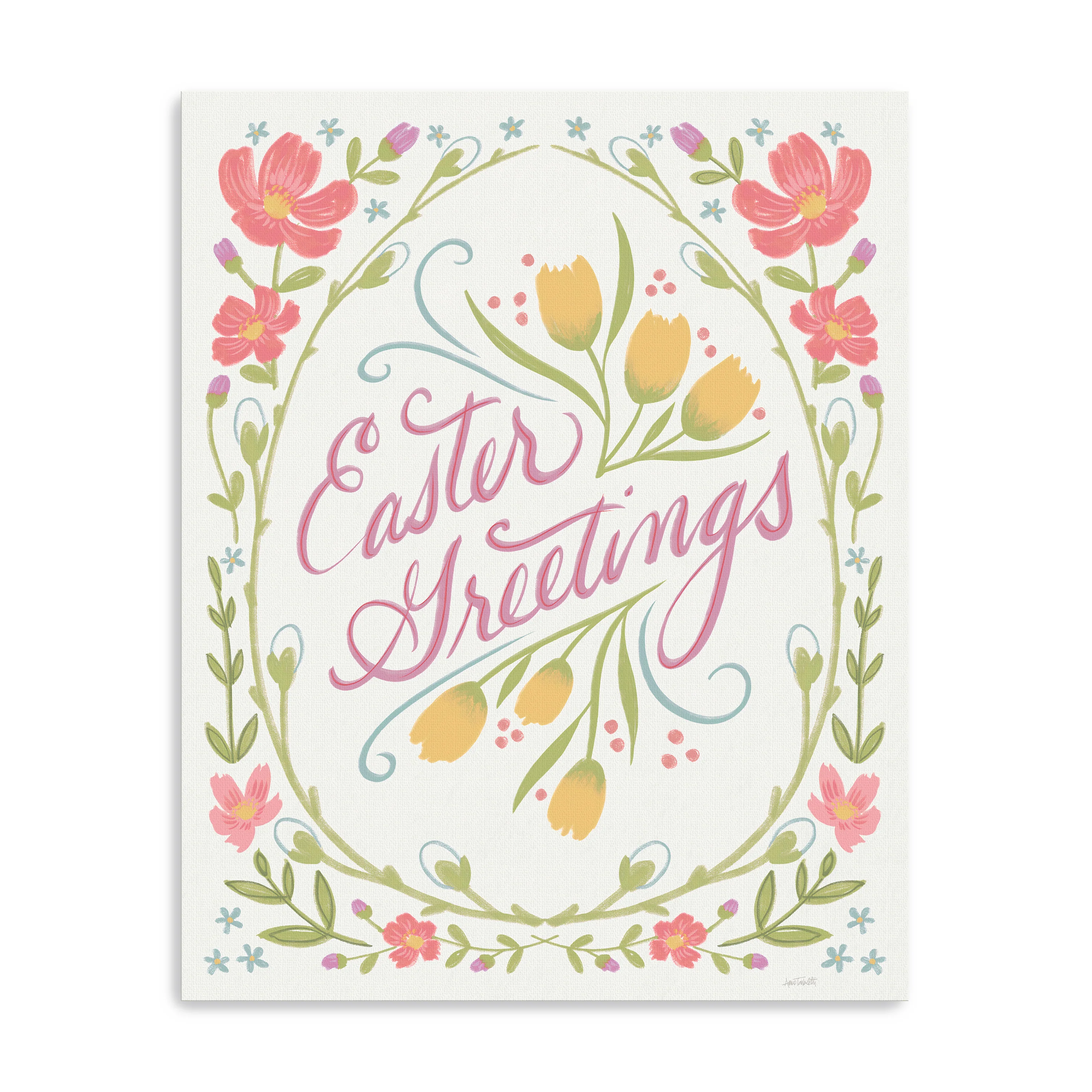 Easter Greetings I Light Canvas Giclee - Image 10