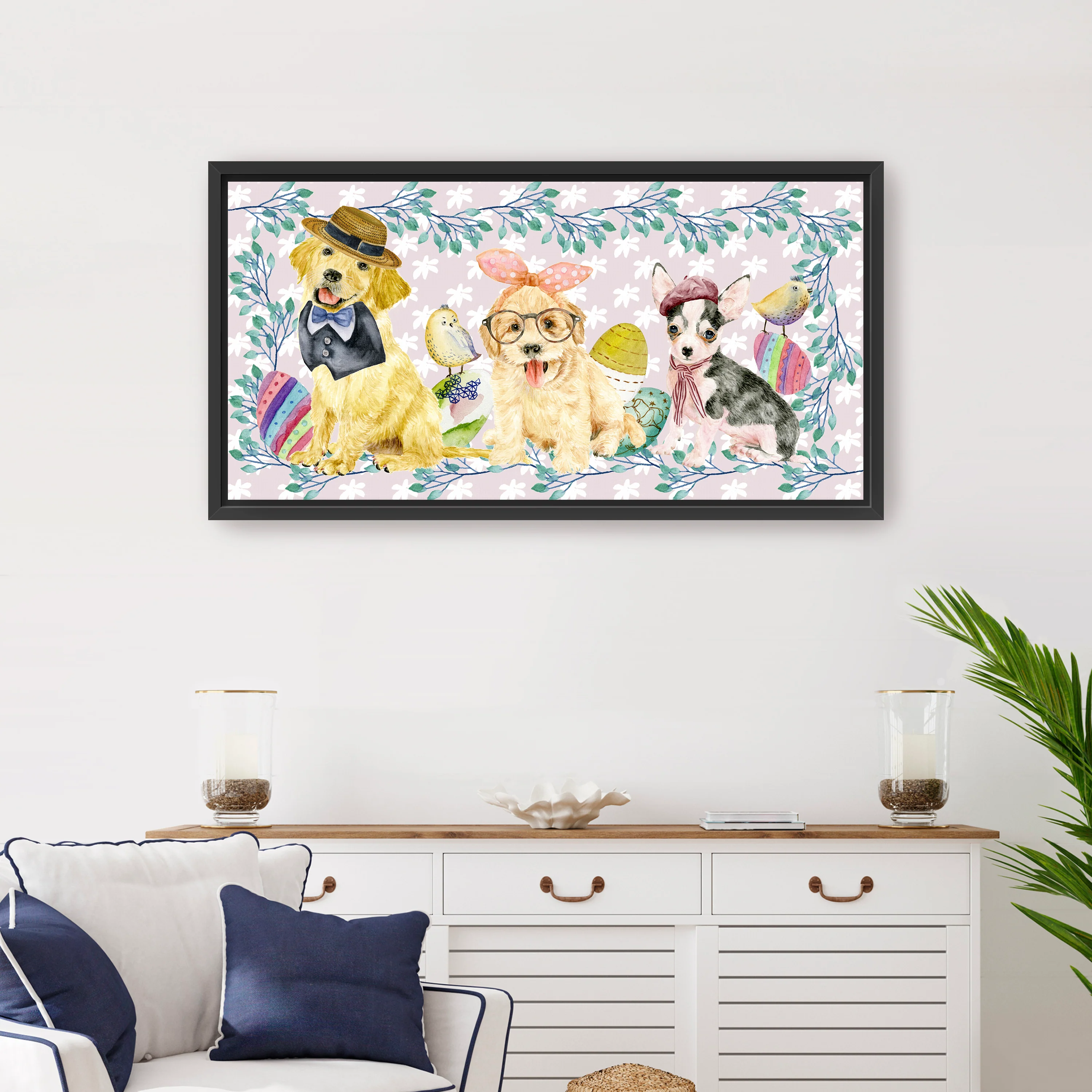 Easter Pups D Canvas Giclee - Image 5