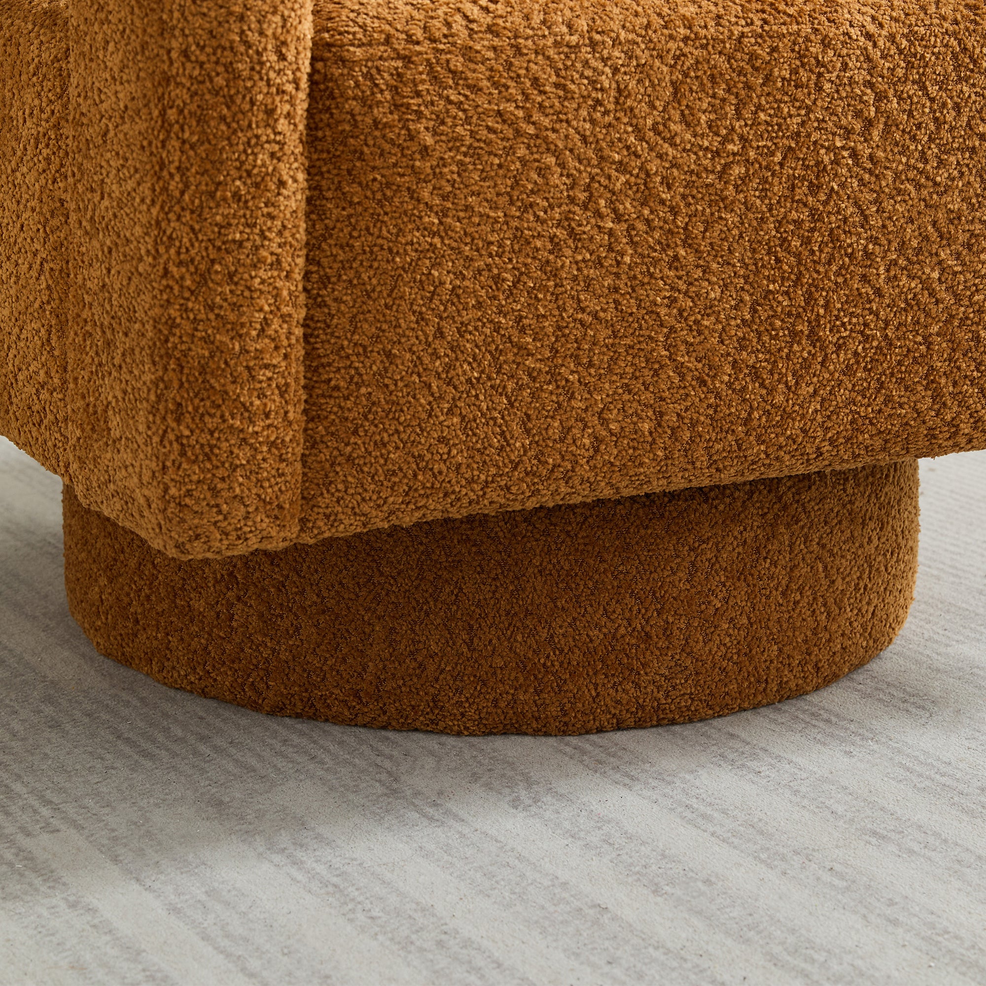 Stonewell Square Swivel Accent Chair with Open Back - Image 49