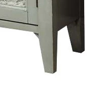 Kacia Antique Finish Console Cabinet with Mirrored Door - Image 13