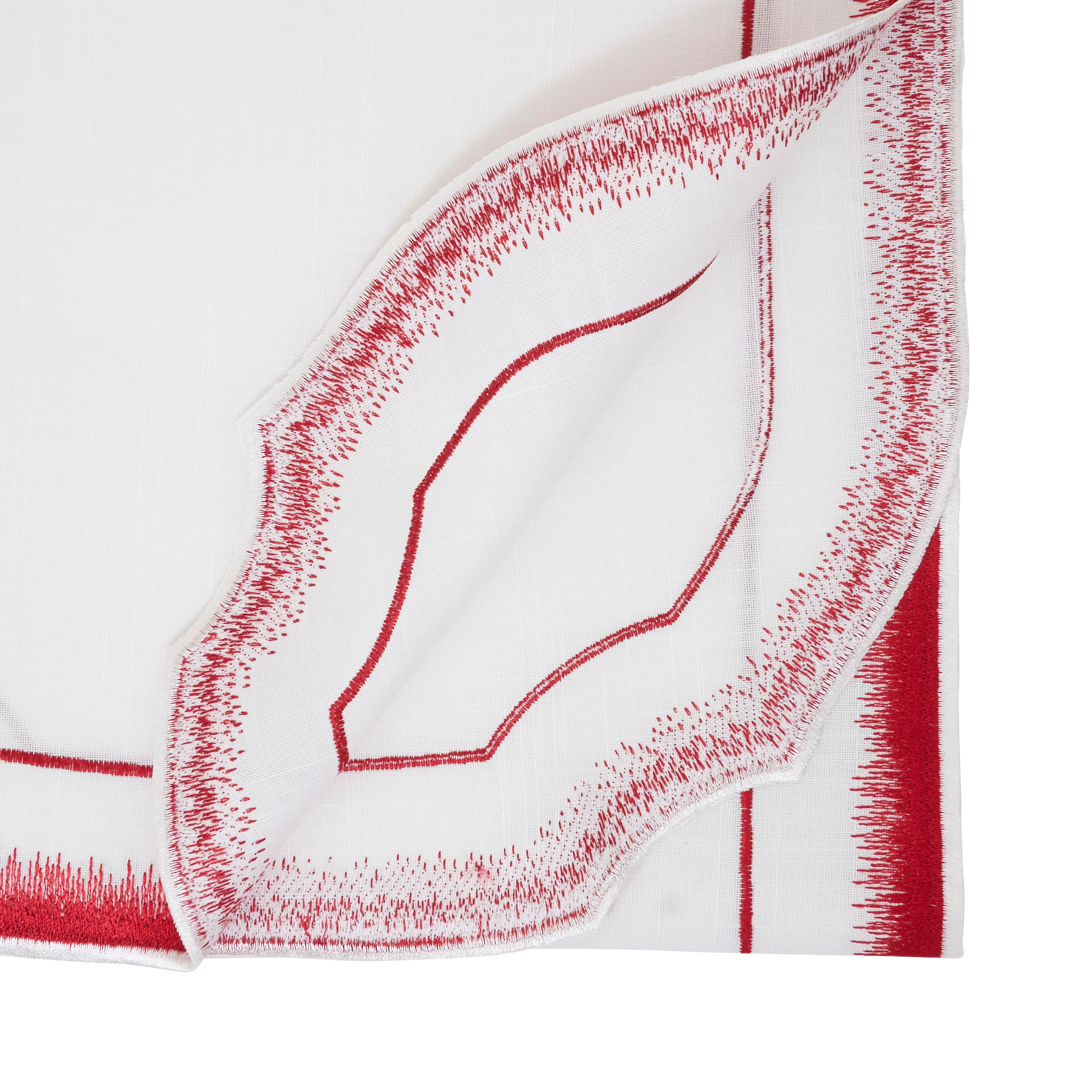 Elegant Embroidery Detail Table Runner - Image 5