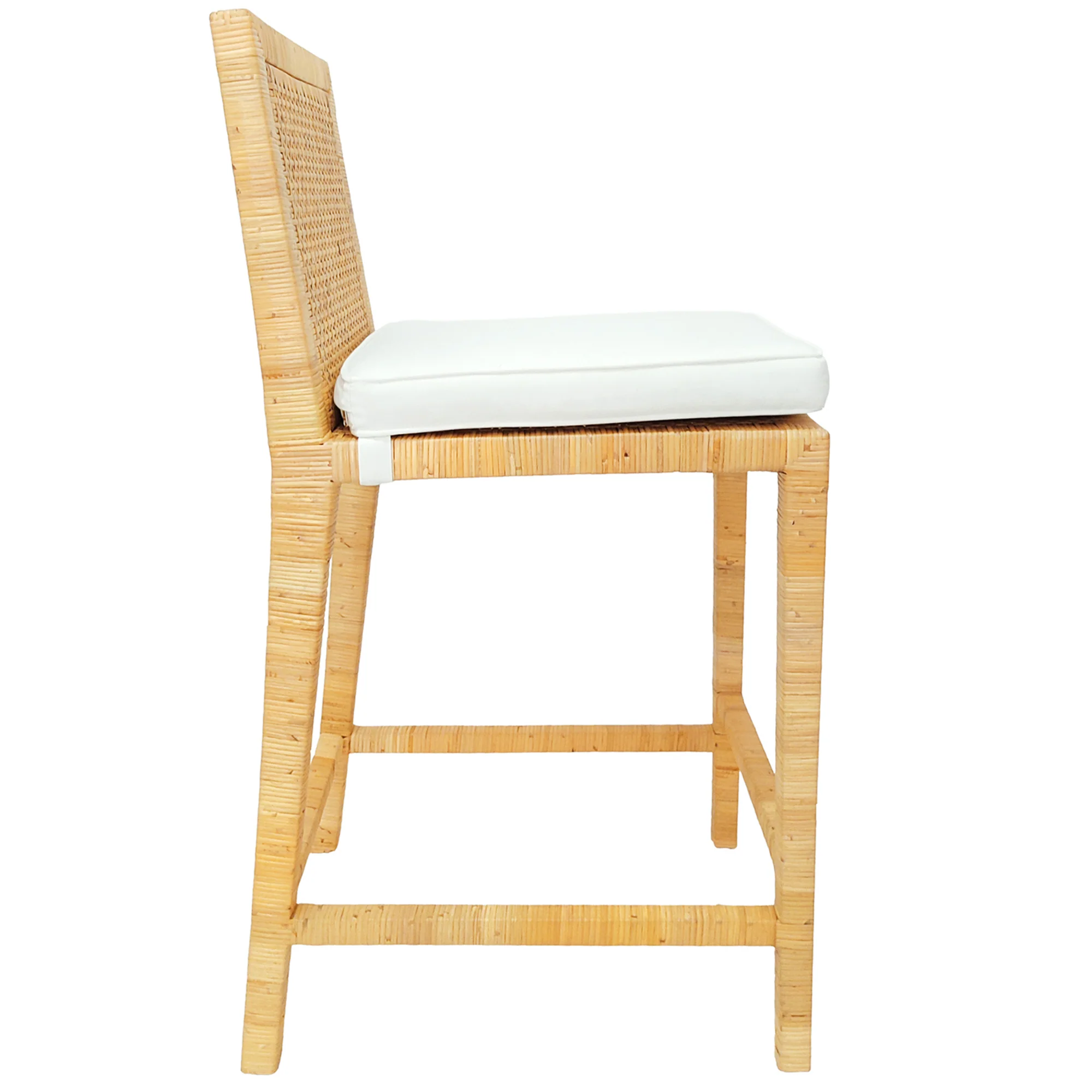 Eli Woven Rattan Counter Stool - Image 6