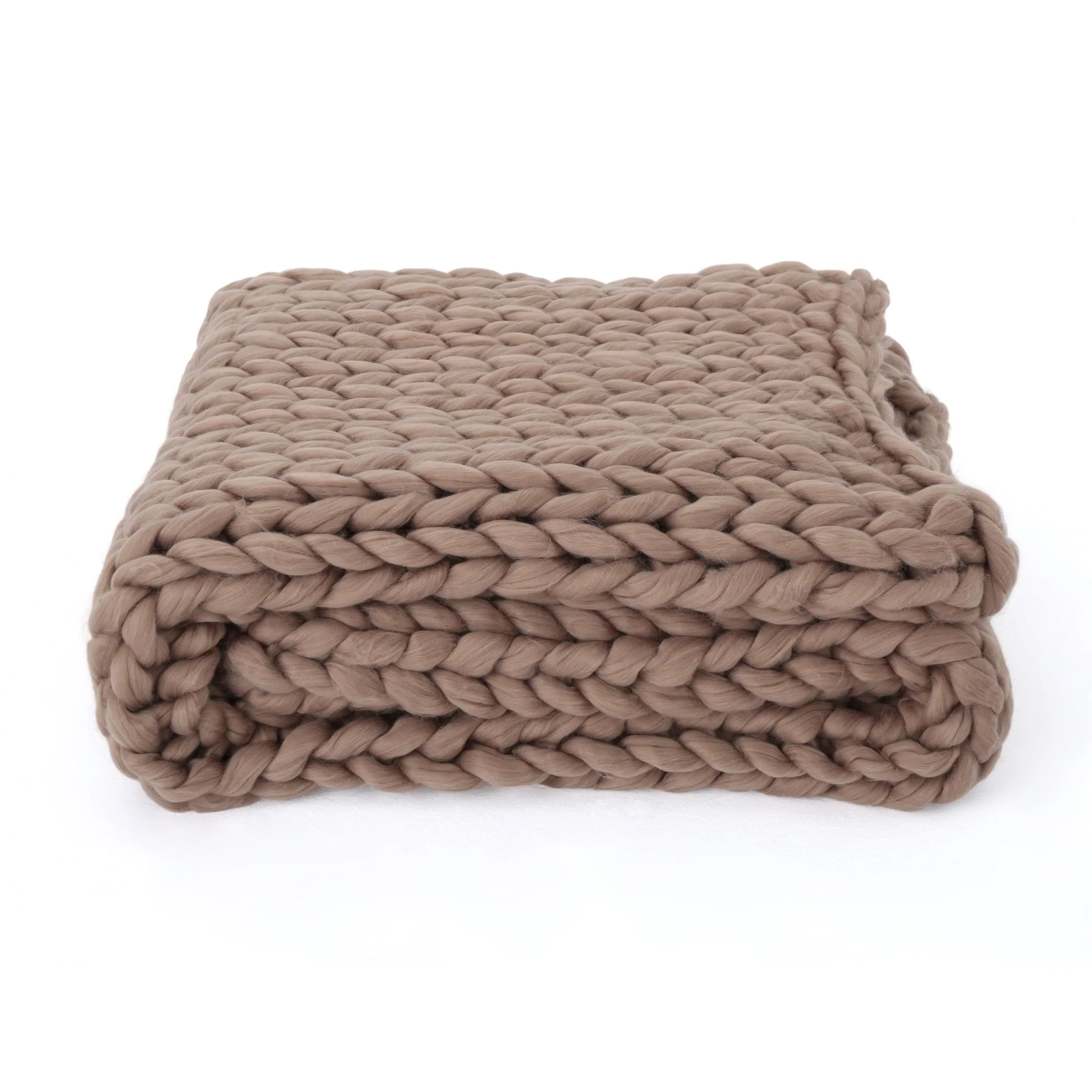 Estyl Knitted Braid Pattern Throw Blanket - Image 19