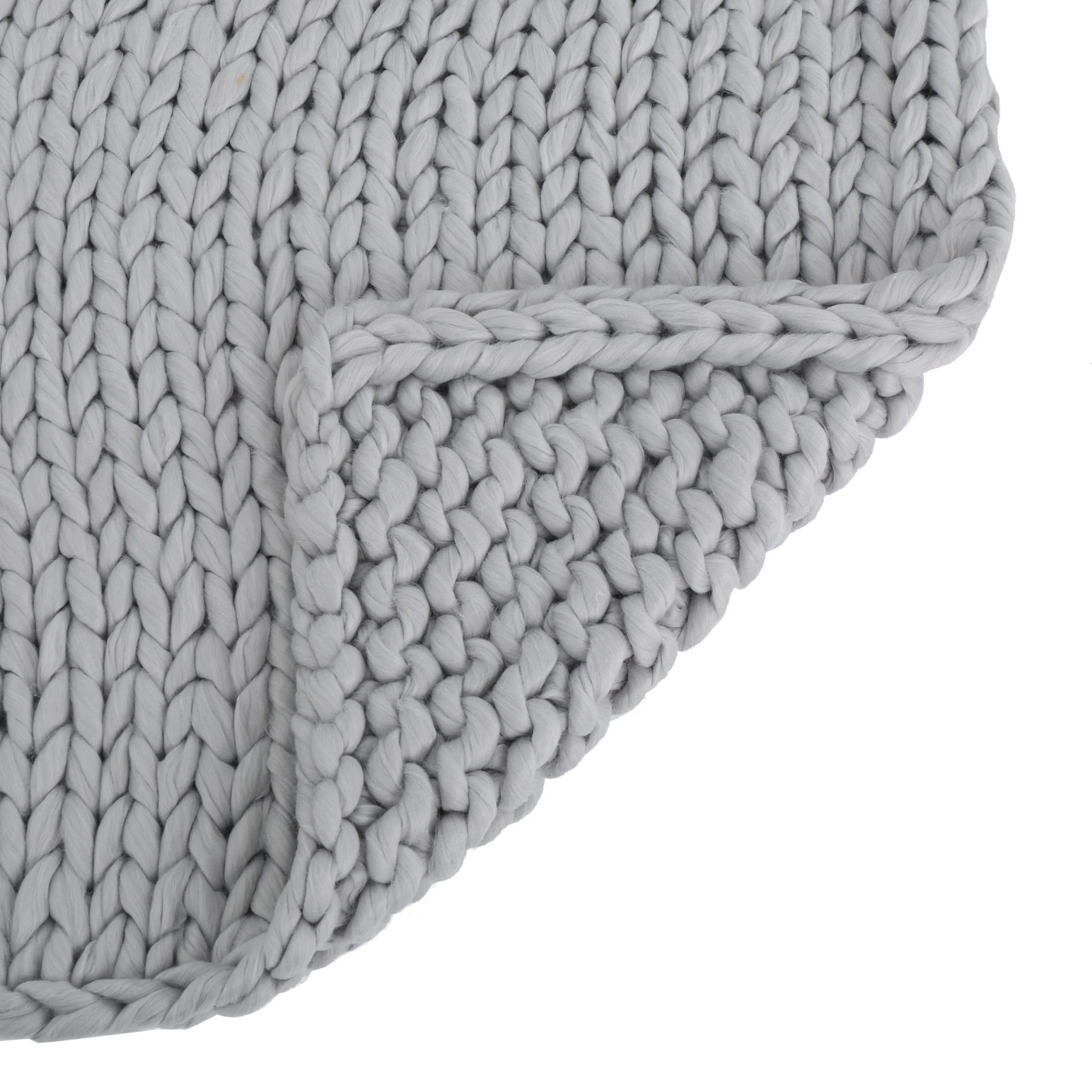 Estyl Knitted Braid Pattern Throw Blanket - Image 5
