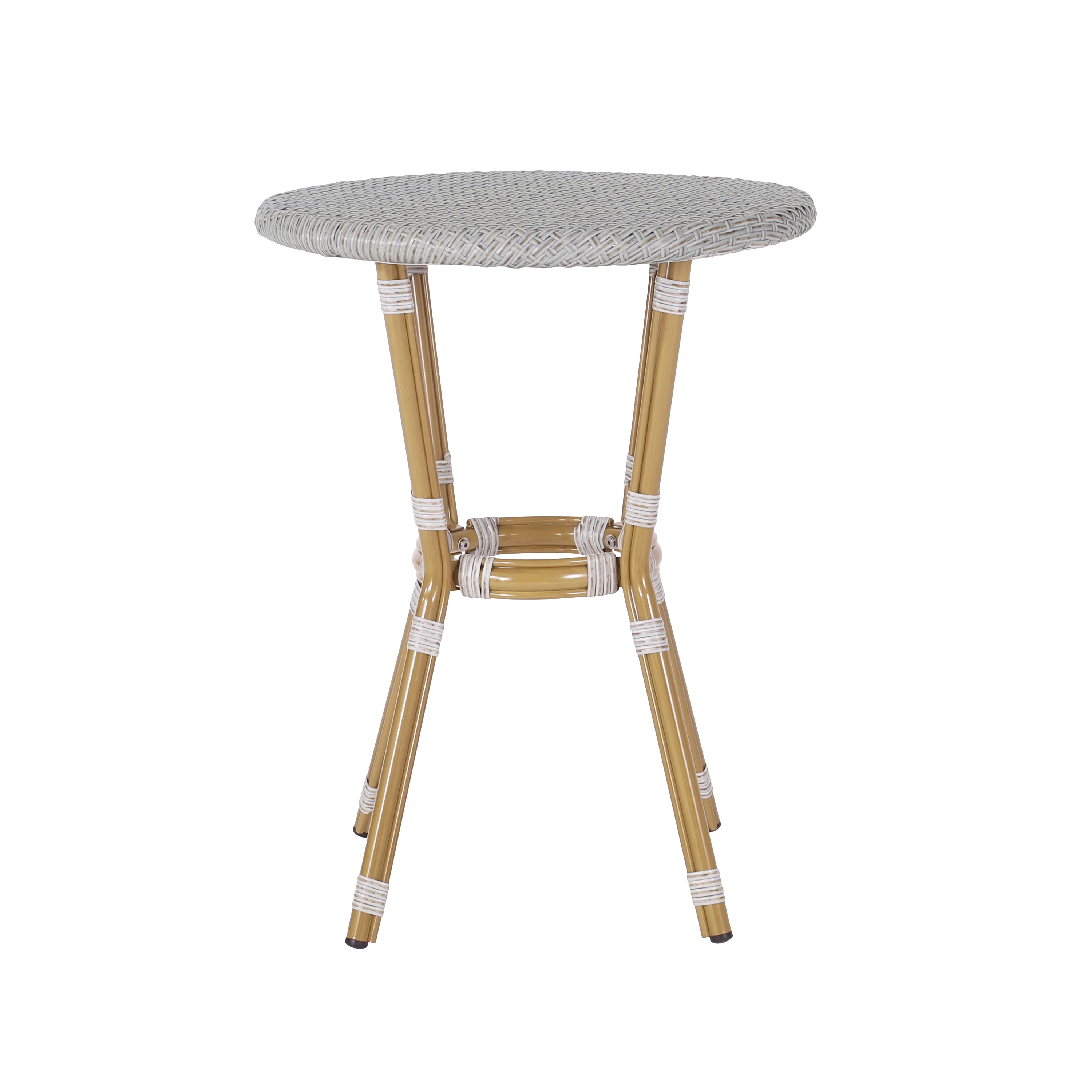 Eternity 3-Piece Bistro Set with 2 Armless Chairs and Round Table - Image 3
