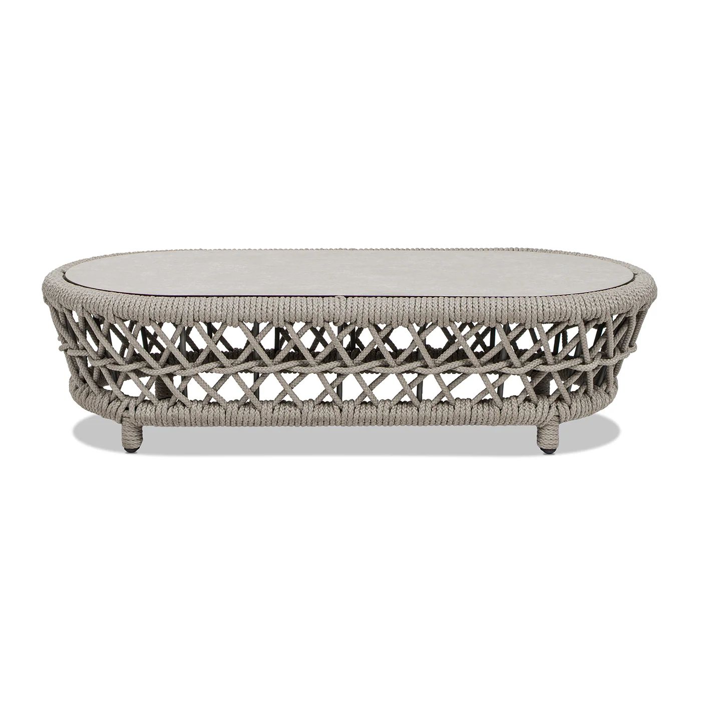 Everly Oval Outdoor Coffee Table - Image 6