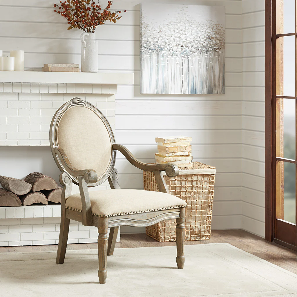Exposed Wood Arm Chair - Image 2