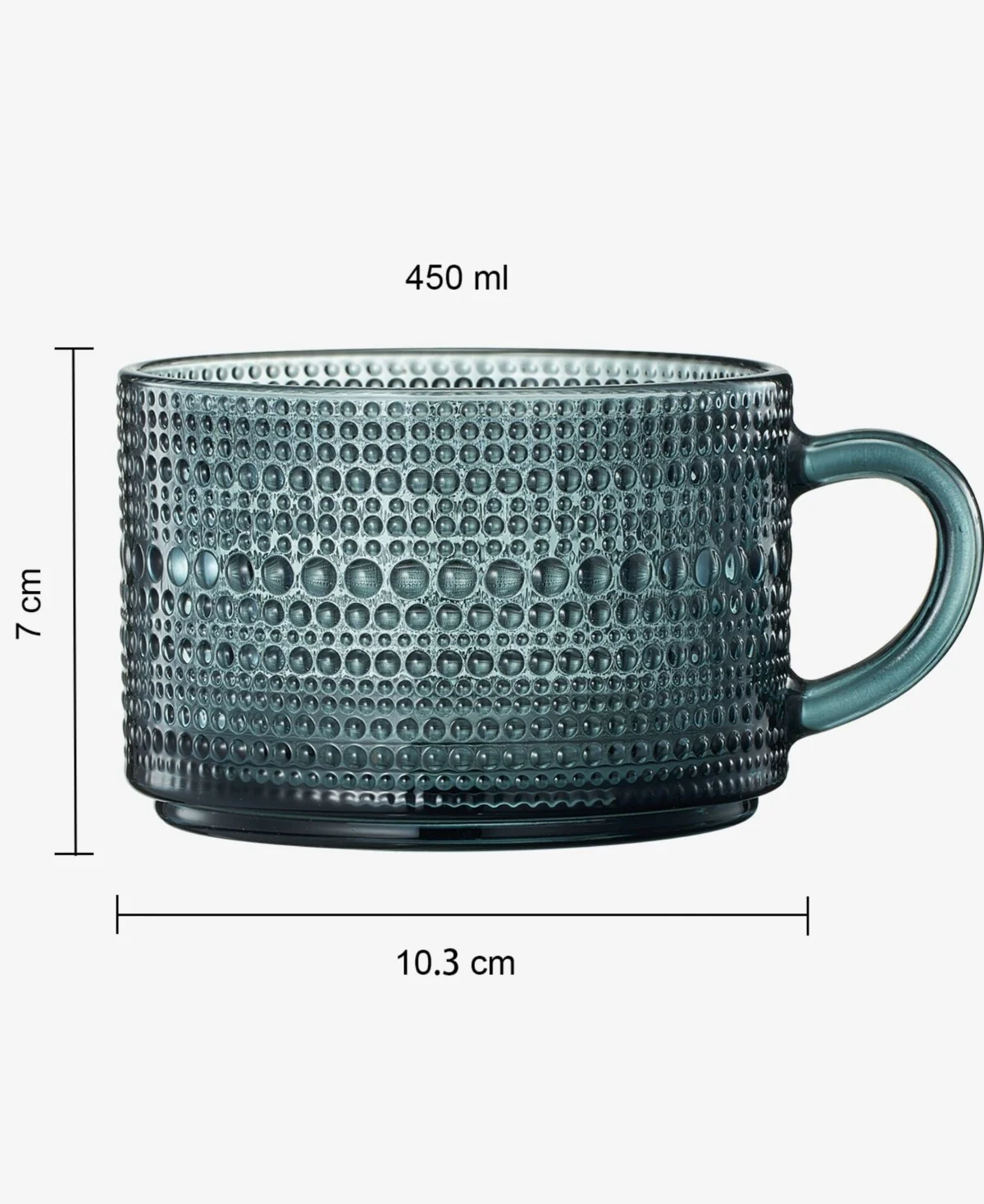 Fall Glass Coffee Mugs Set Set of 6 - Image 3