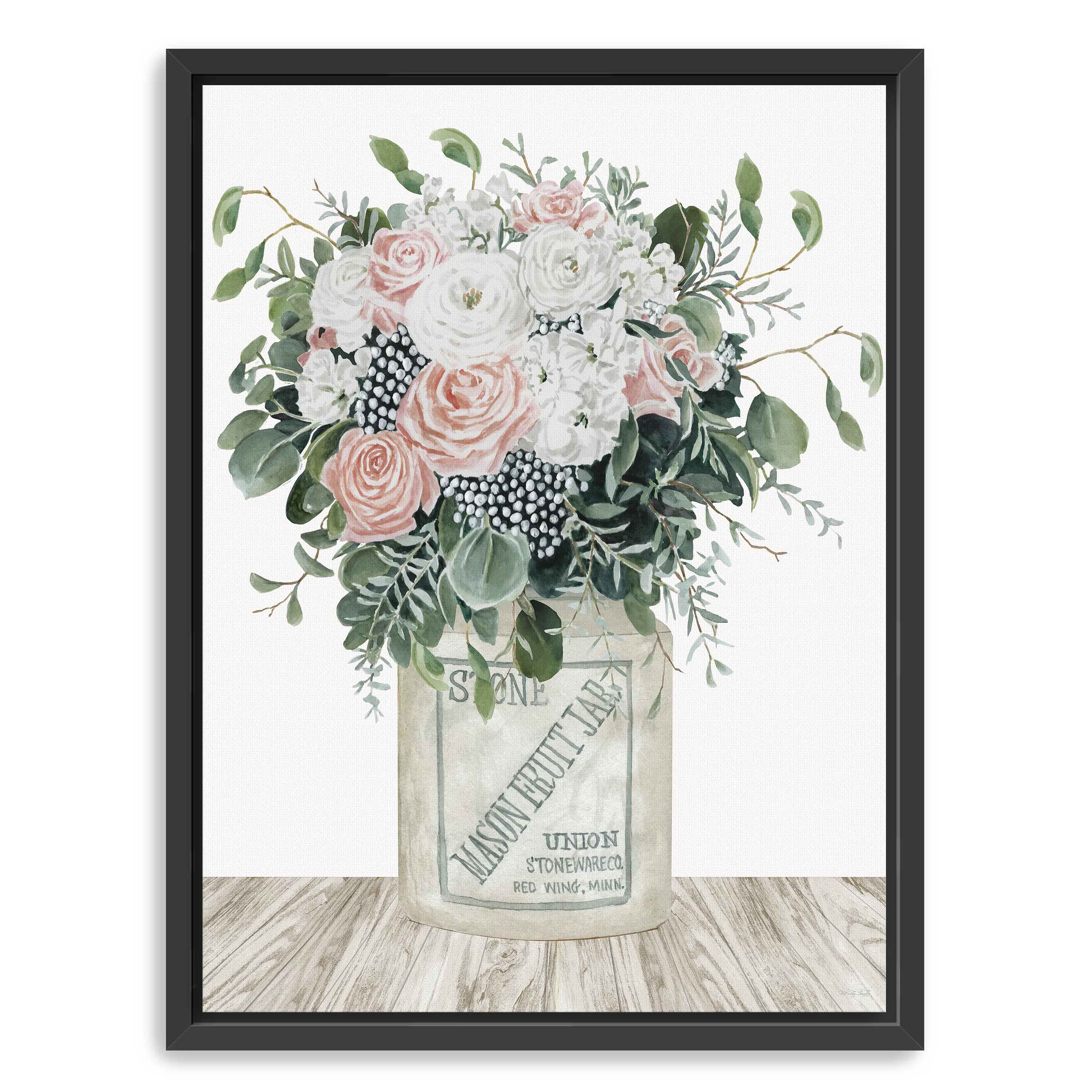 Farm Fresh Flowers I Canvas Giclee