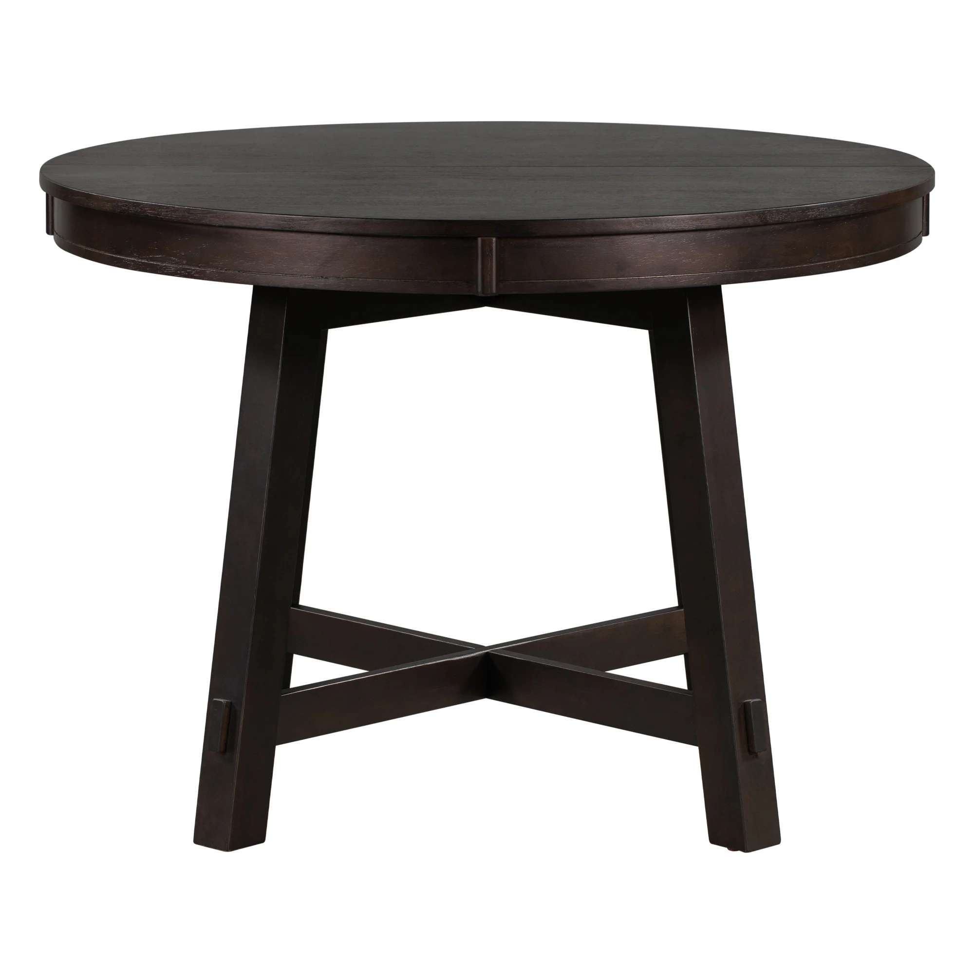 Farmhouse Round Extendable Dining Table with 16" Leaf - Image 7