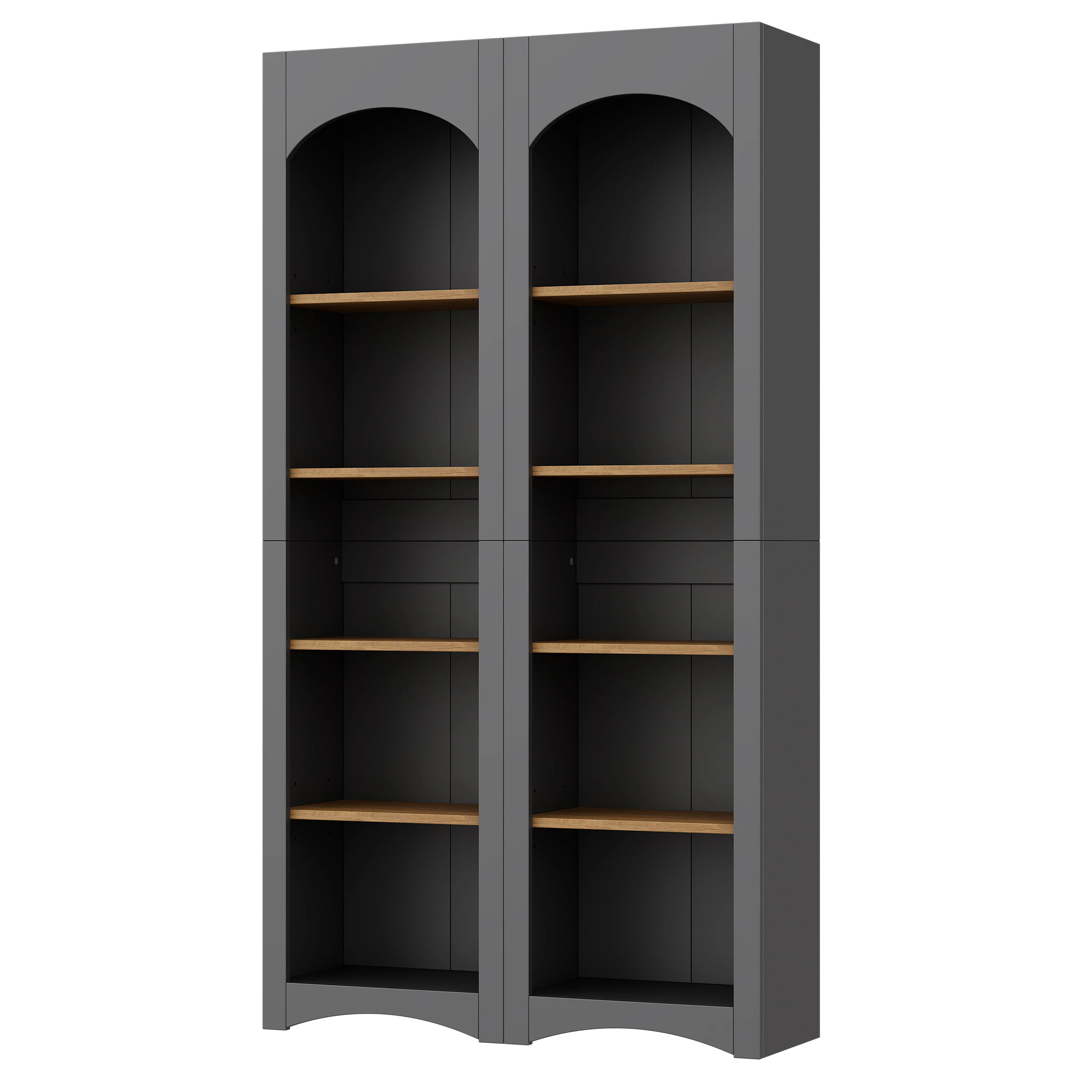 Farmhouse Two-Tone Storage Cabinet with Adjustable Shelves - Image 24