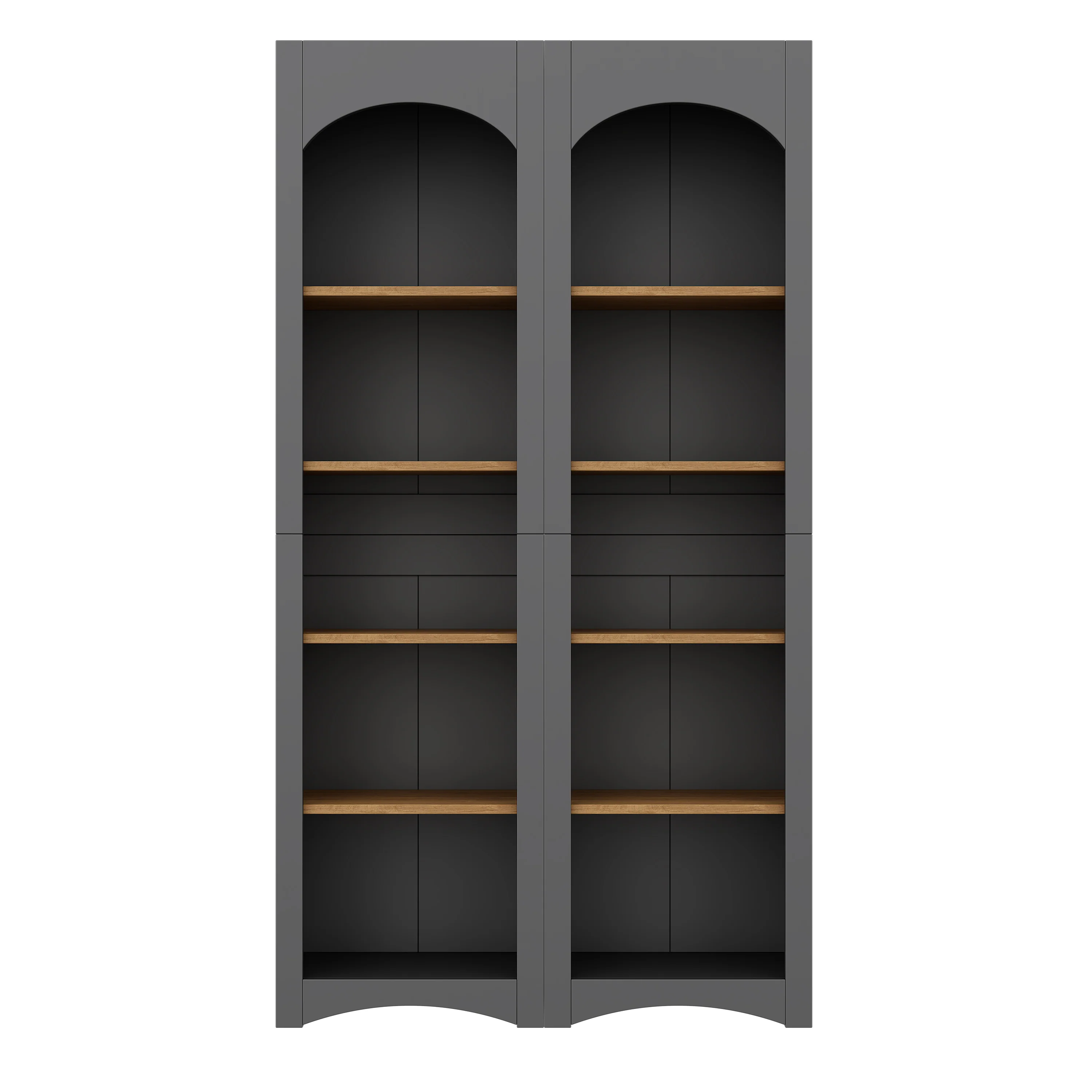 Farmhouse Two-Tone Storage Cabinet with Adjustable Shelves - Image 25