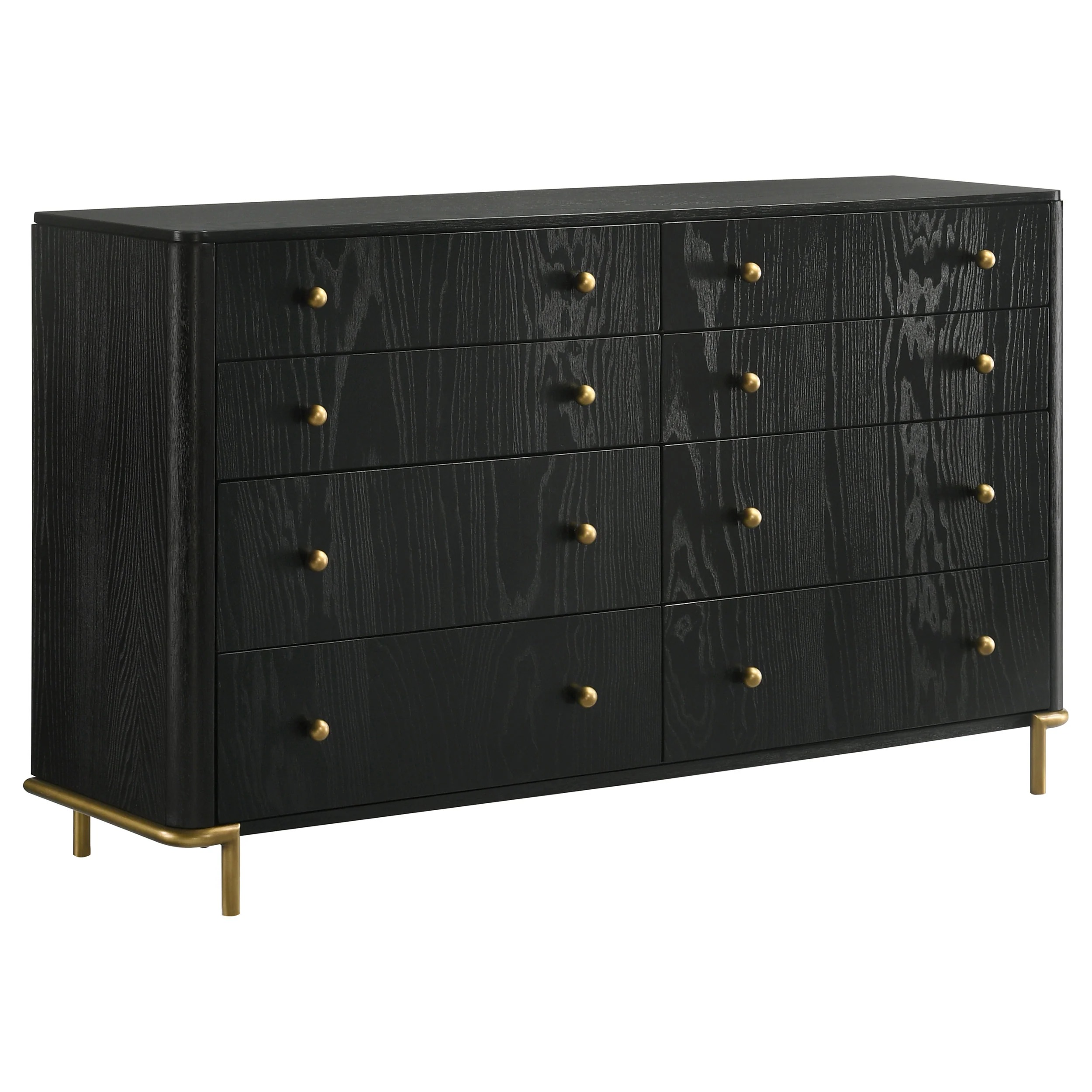 Anser Black 8-Drawer Dresser - Image 16
