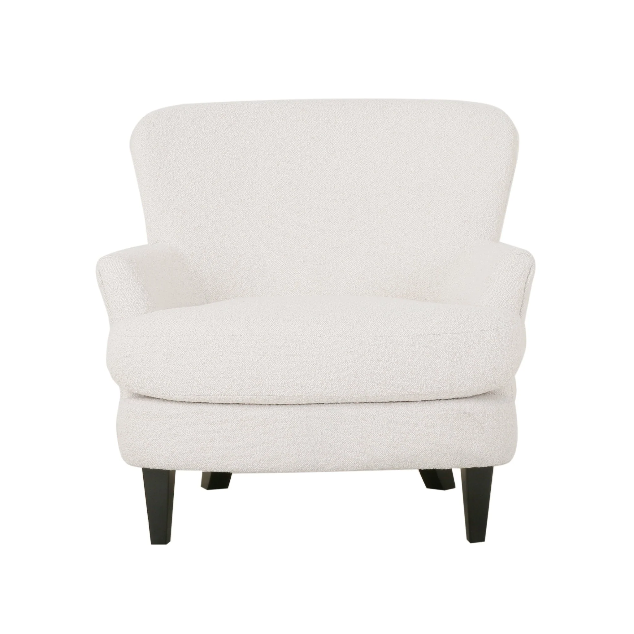Gerald Boucle Upholstered Club Chair and Ottoman Set - Image 51