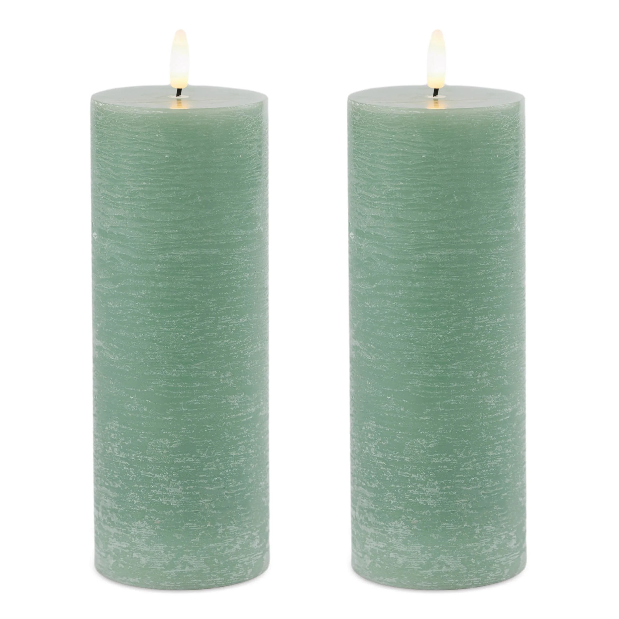 FIA Wick Green Pillar Candle, Set of 2 - Image 8