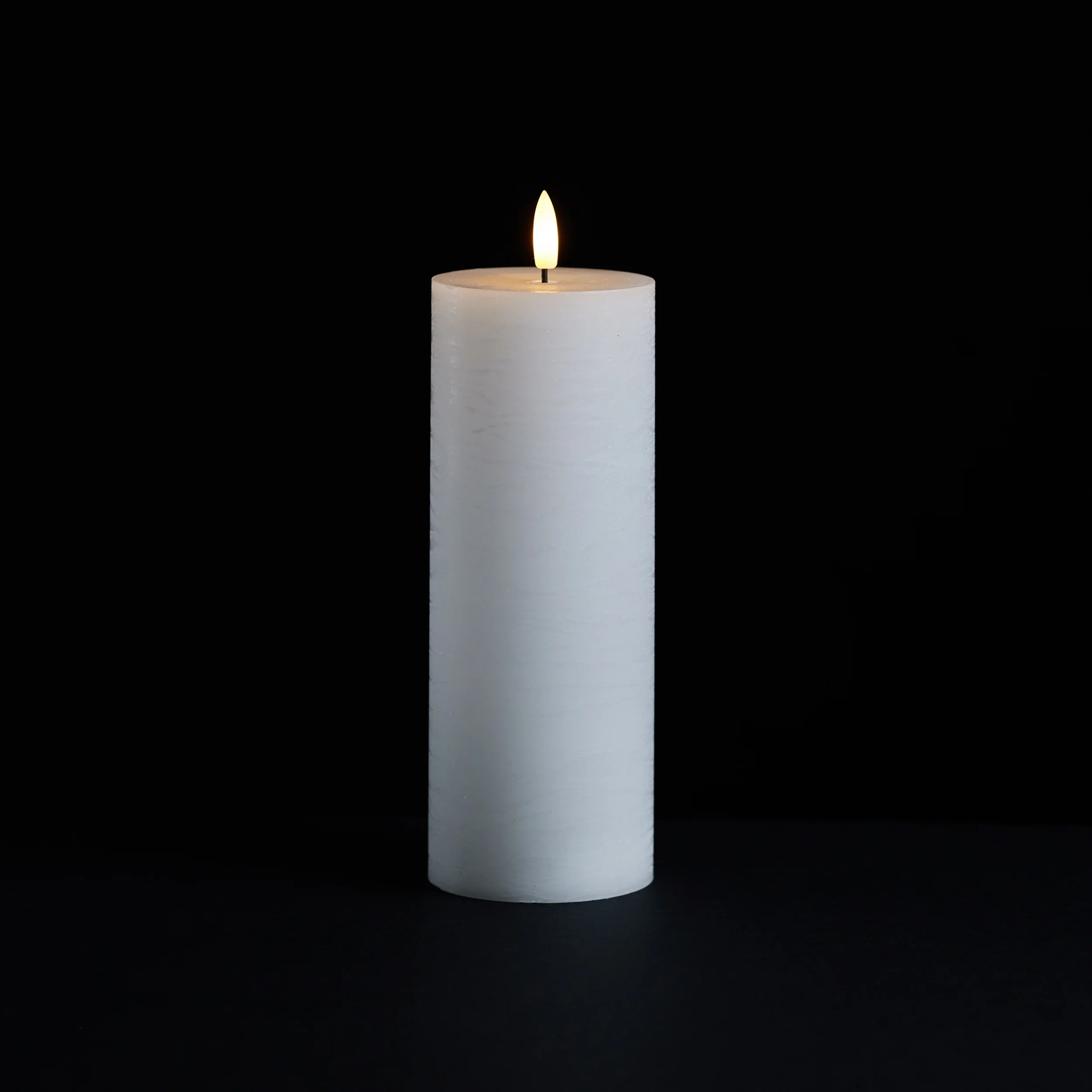 FIA Wick White Pillar Candle, Set of 2 - Image 2