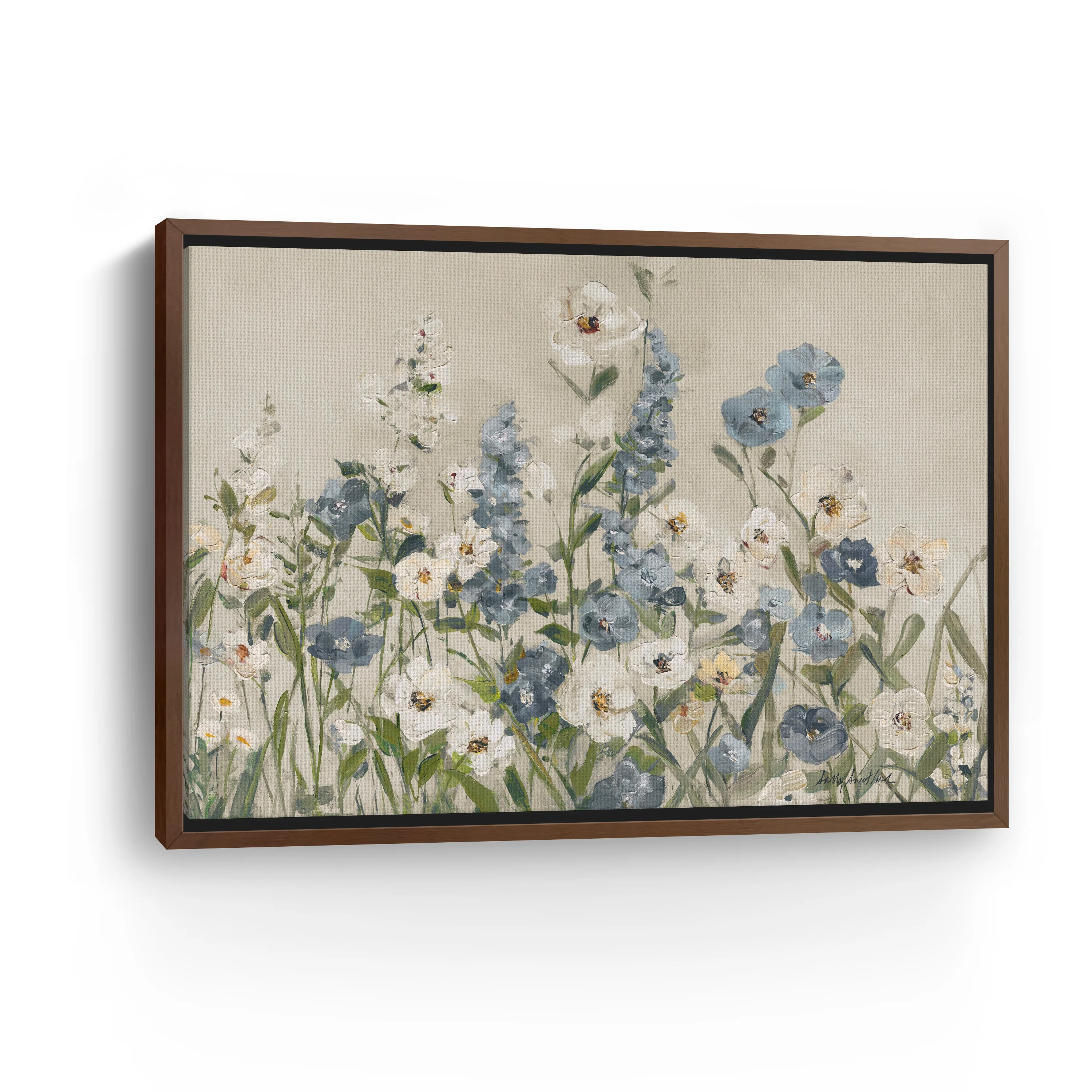 Field of Blue Canvas Giclee - Image 9