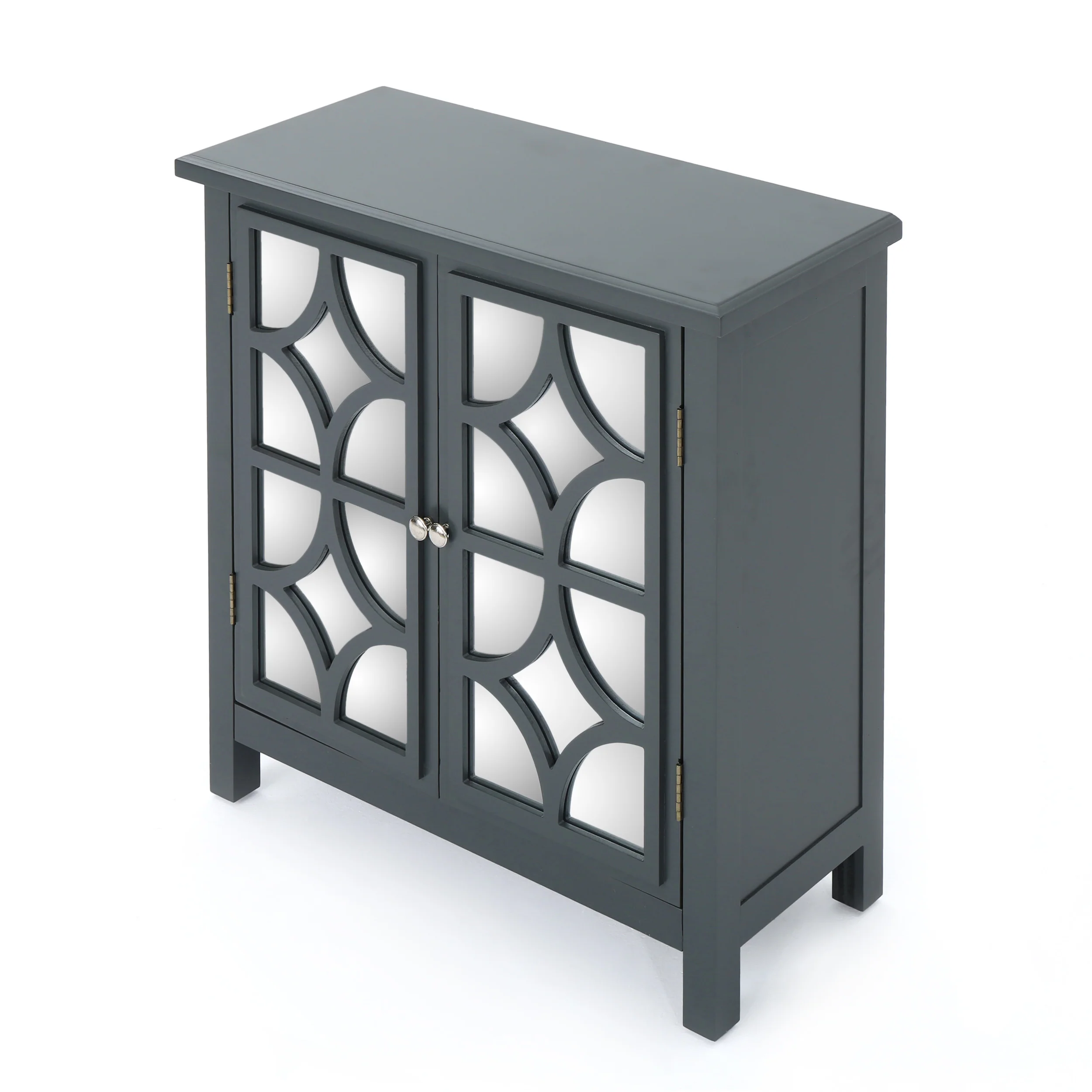 Firwood Mirror Finished Double Door Cabinet - Image 6