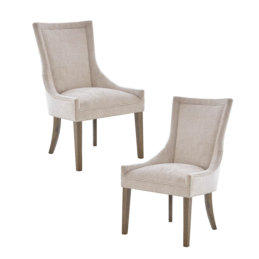 Flared High Back Upholstered Dining Chair, Set of 2 - Image 13