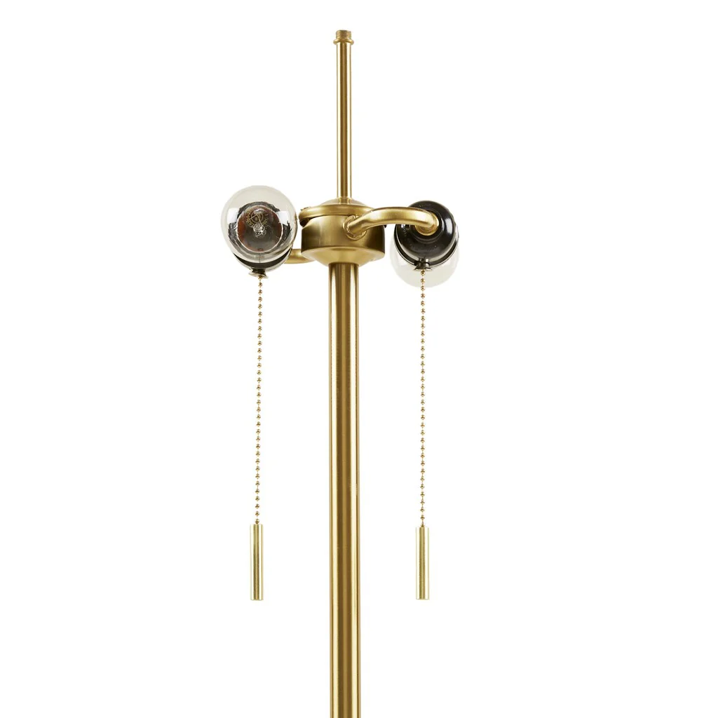 Floor lamp with Faux Marble Base and Pull Chain Switch - Image 5