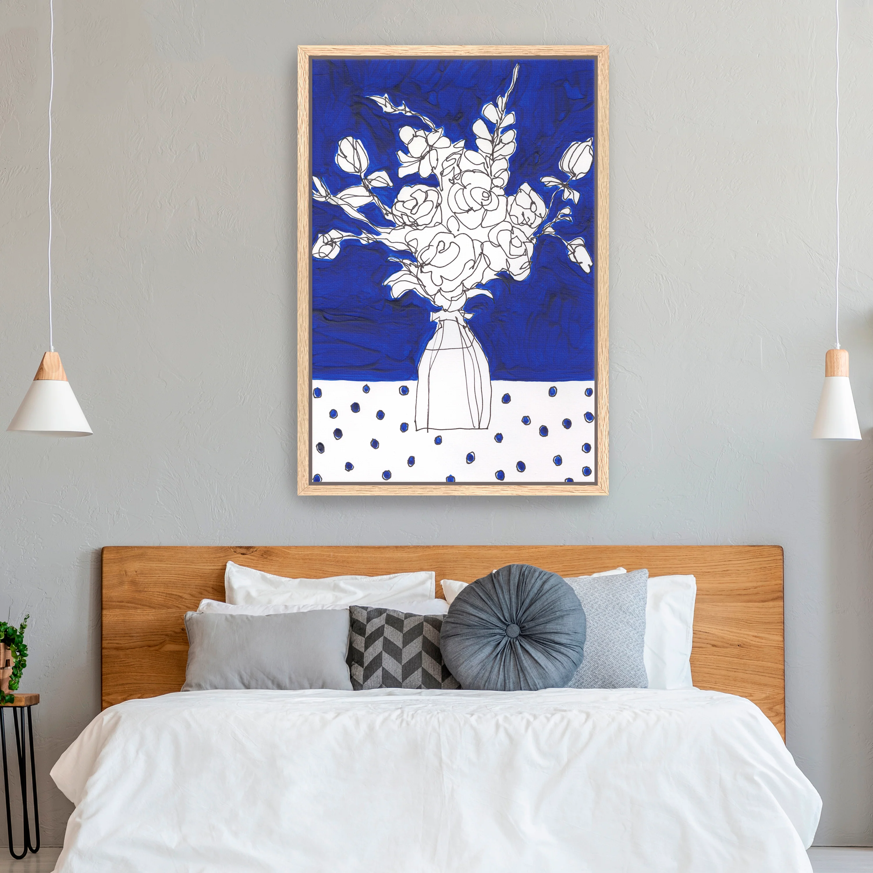 Floral Jardiniere II Canvas Giclee - Image 9