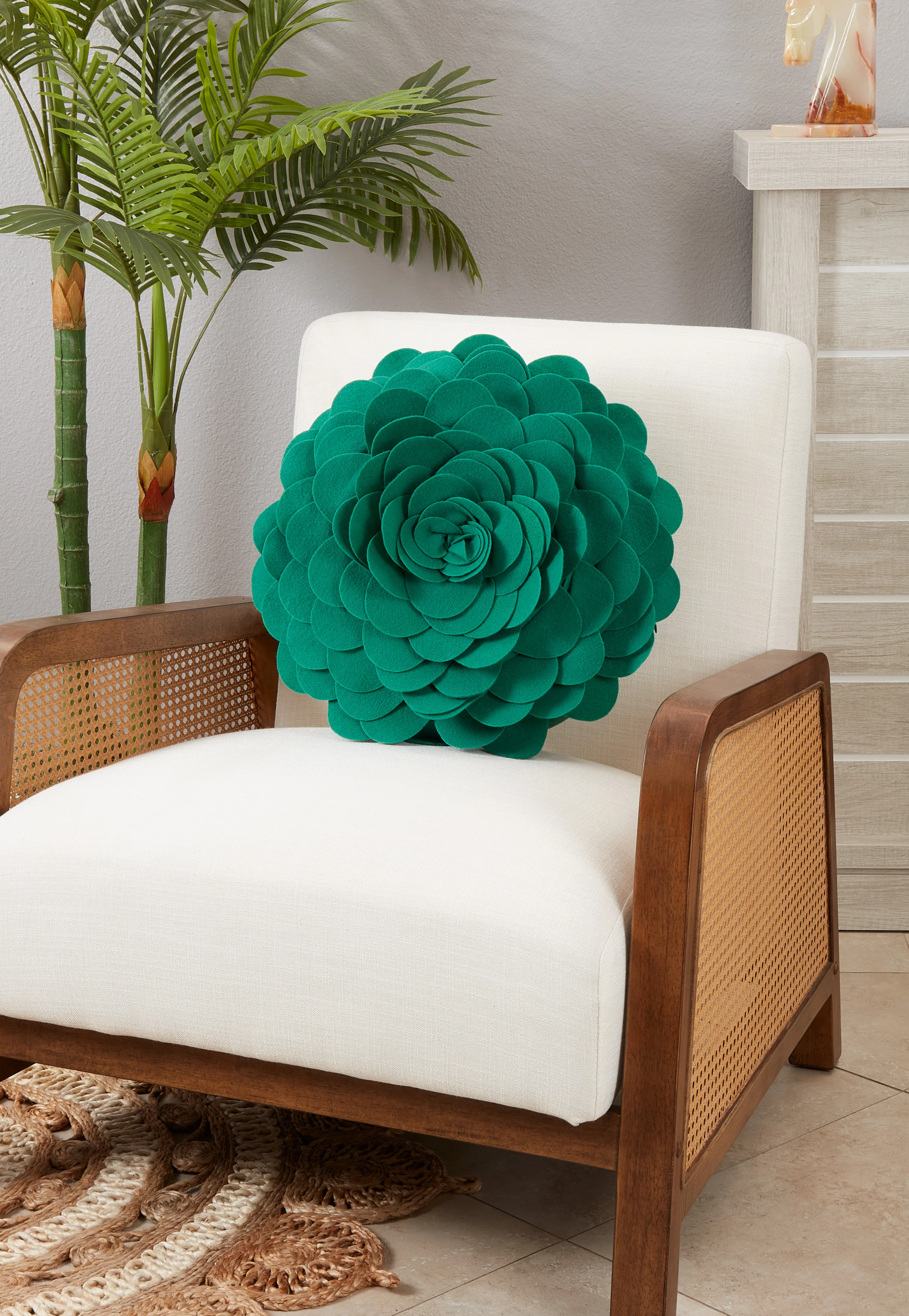 Flower Design Throw Pillow - Image 36