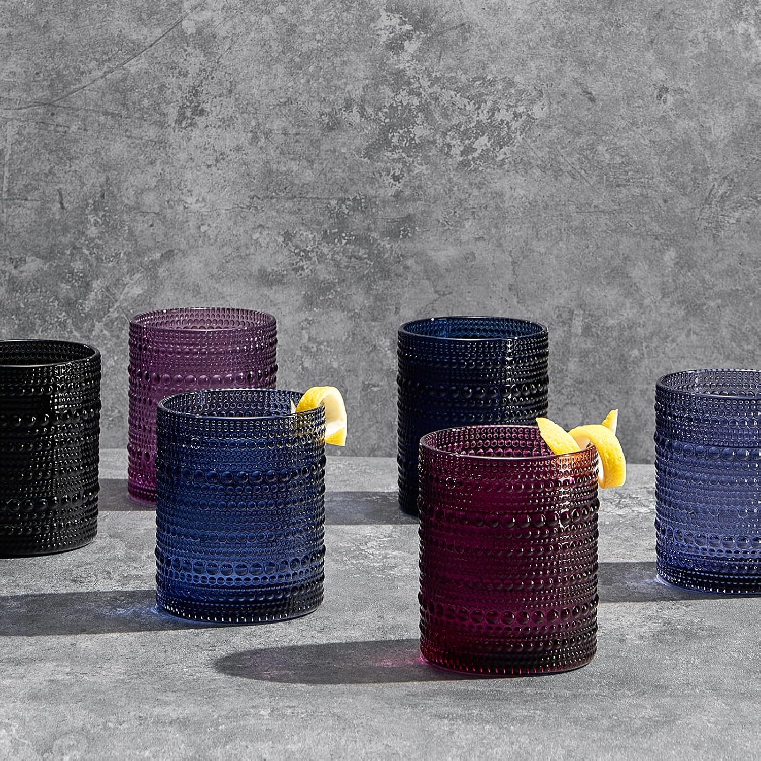 Fortuna Hobnail Lowball Glassware, Set of 6
Shades of Purple - Image 4