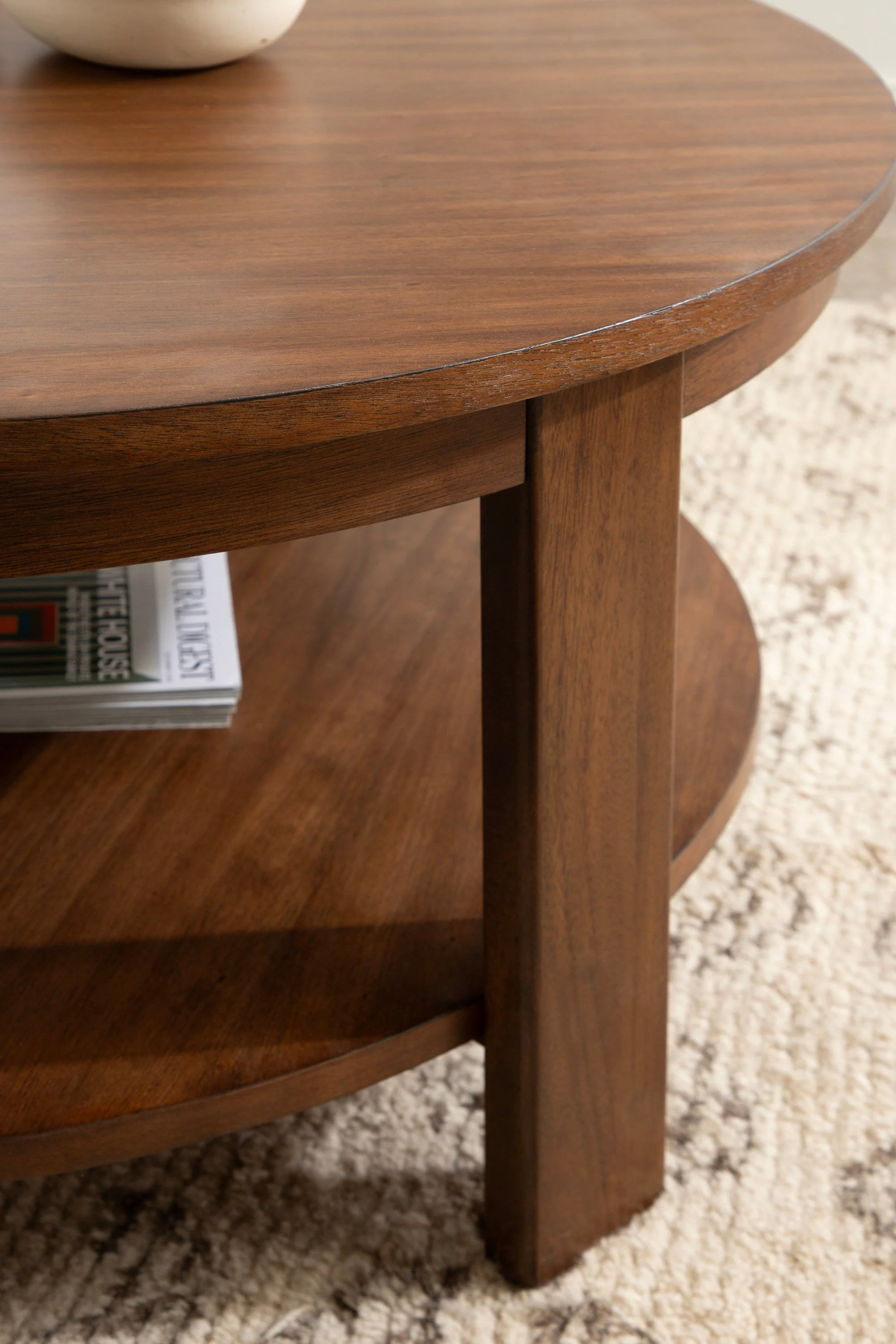 Foxford Round Wood Coffee Table - Image 23