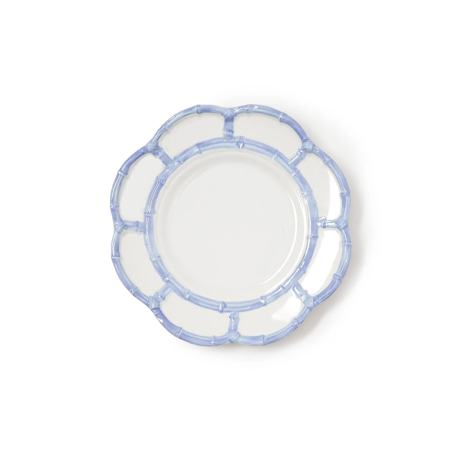 French Blue Bamboo Touch Salad / Dessert Plate, Set of 4 - Image 4
