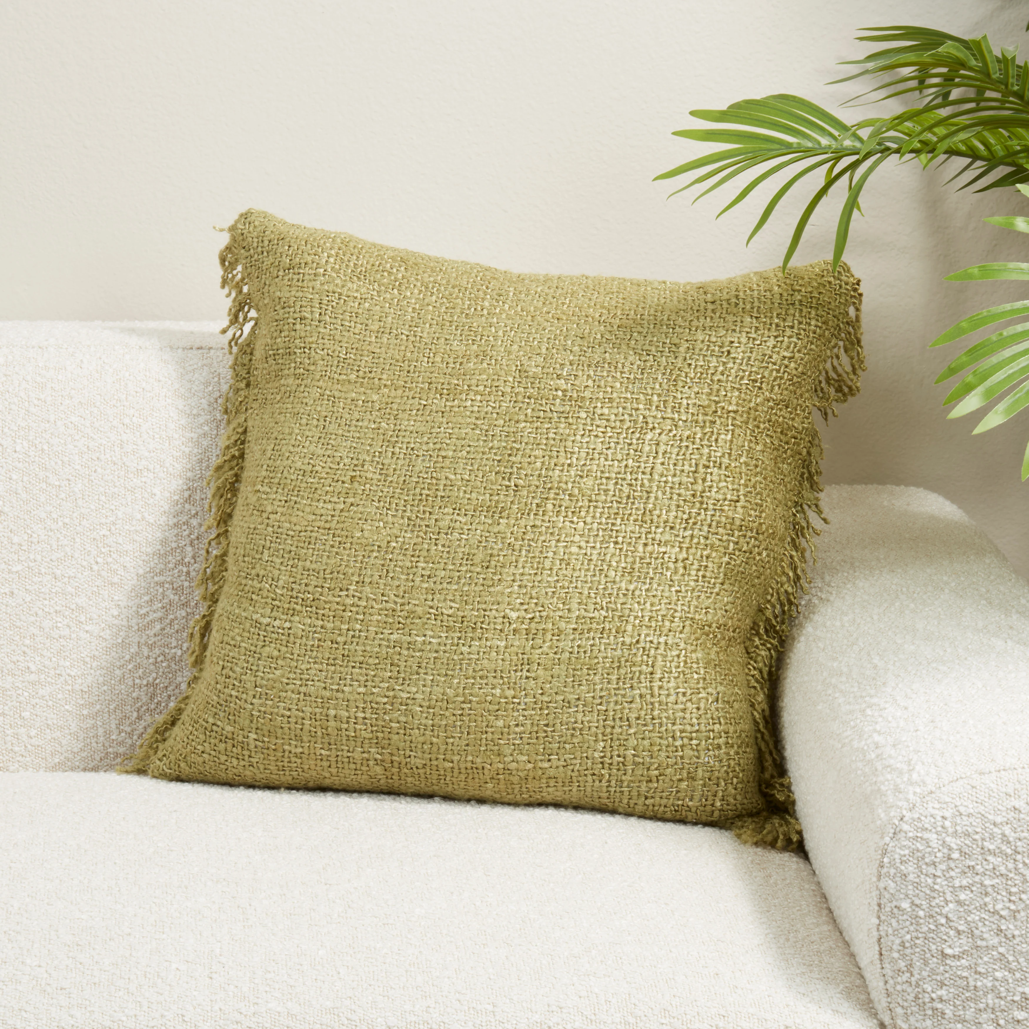 Fringe Down Filled Throw Pillow - Image 18
