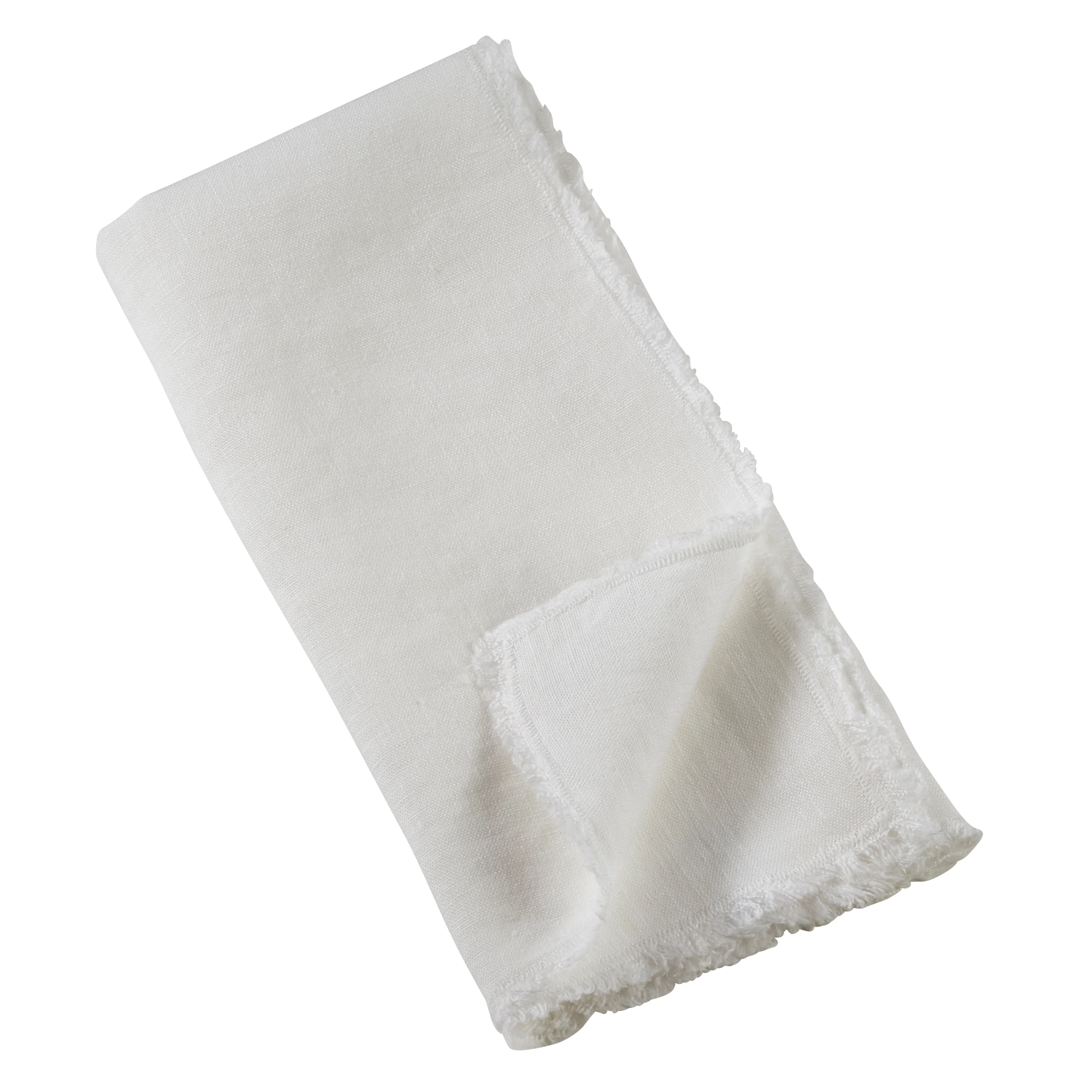 Fringe Linen Table Napkin, Set of 4 - Image 8